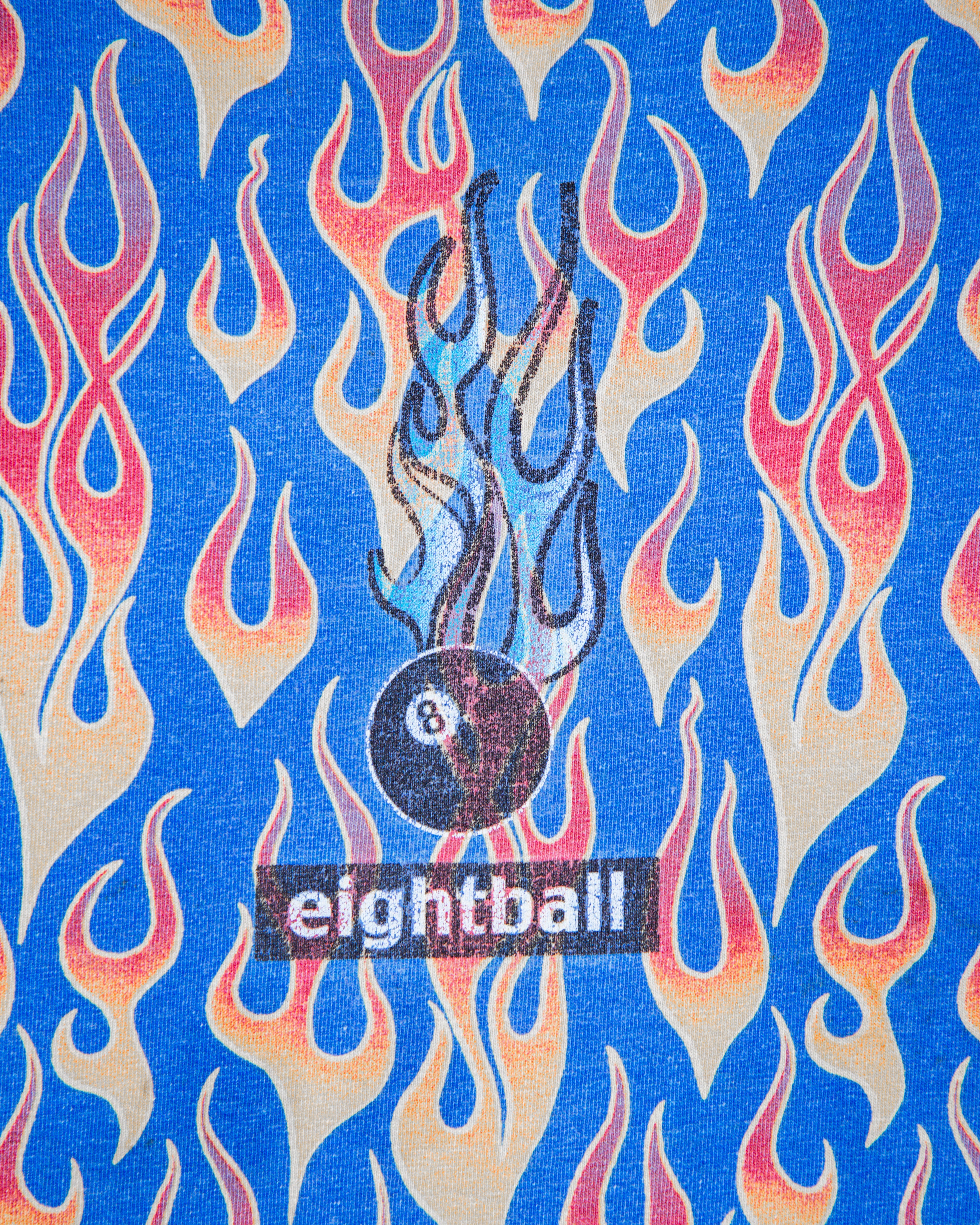 1990s Eightball Flame T