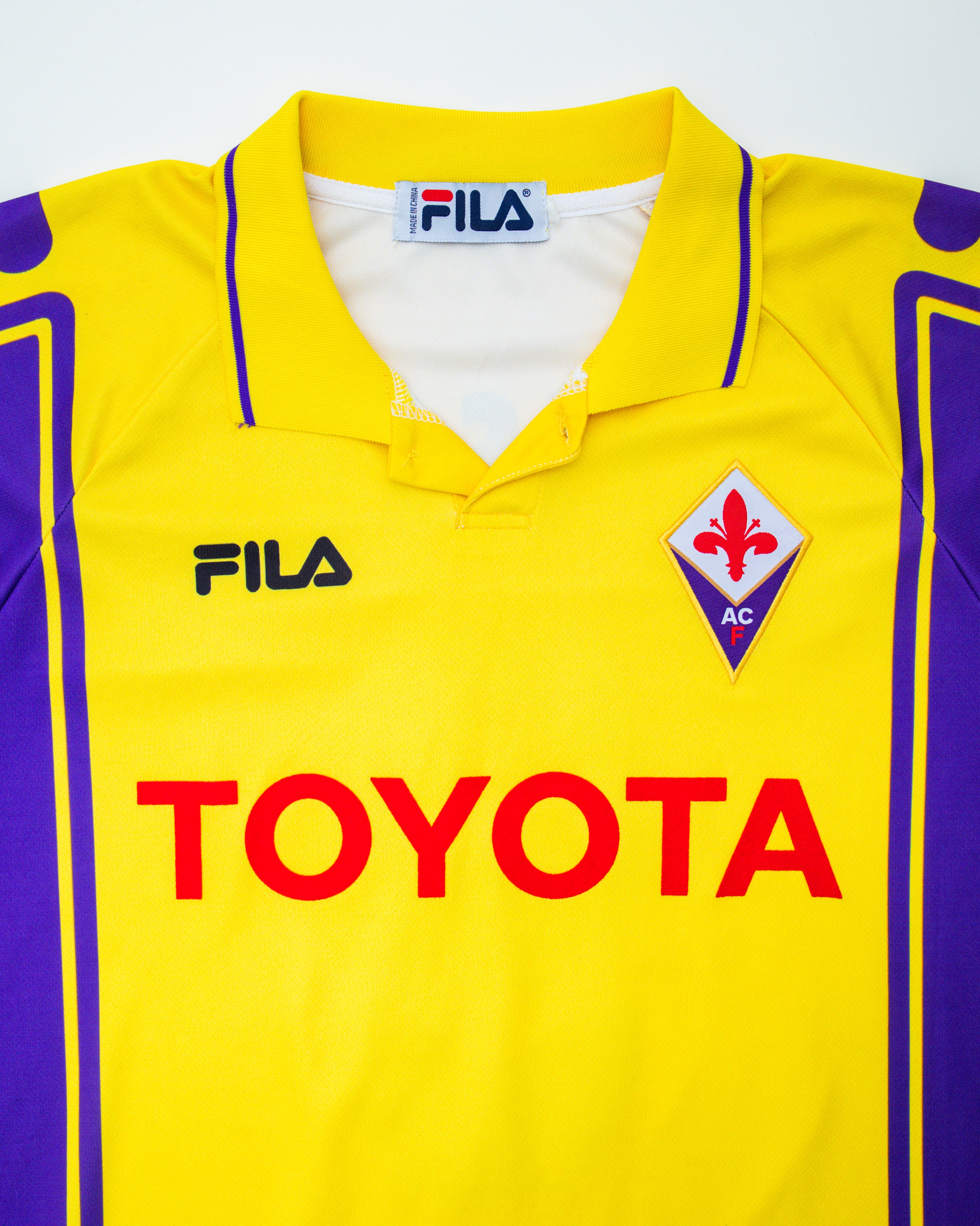FILA AC Fiorentina Batistuta ユニフォーム 1990s Fila ACF Fiorentina Batistuta Away Jersey – M-Star Studios