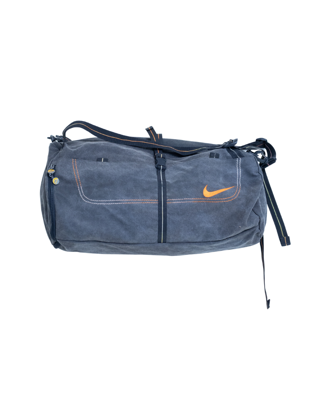 1990s Orange Check Nike Dufflebag