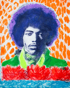 Michael Rios Jimi Hendrix Big Print Crewneck (Autographed)