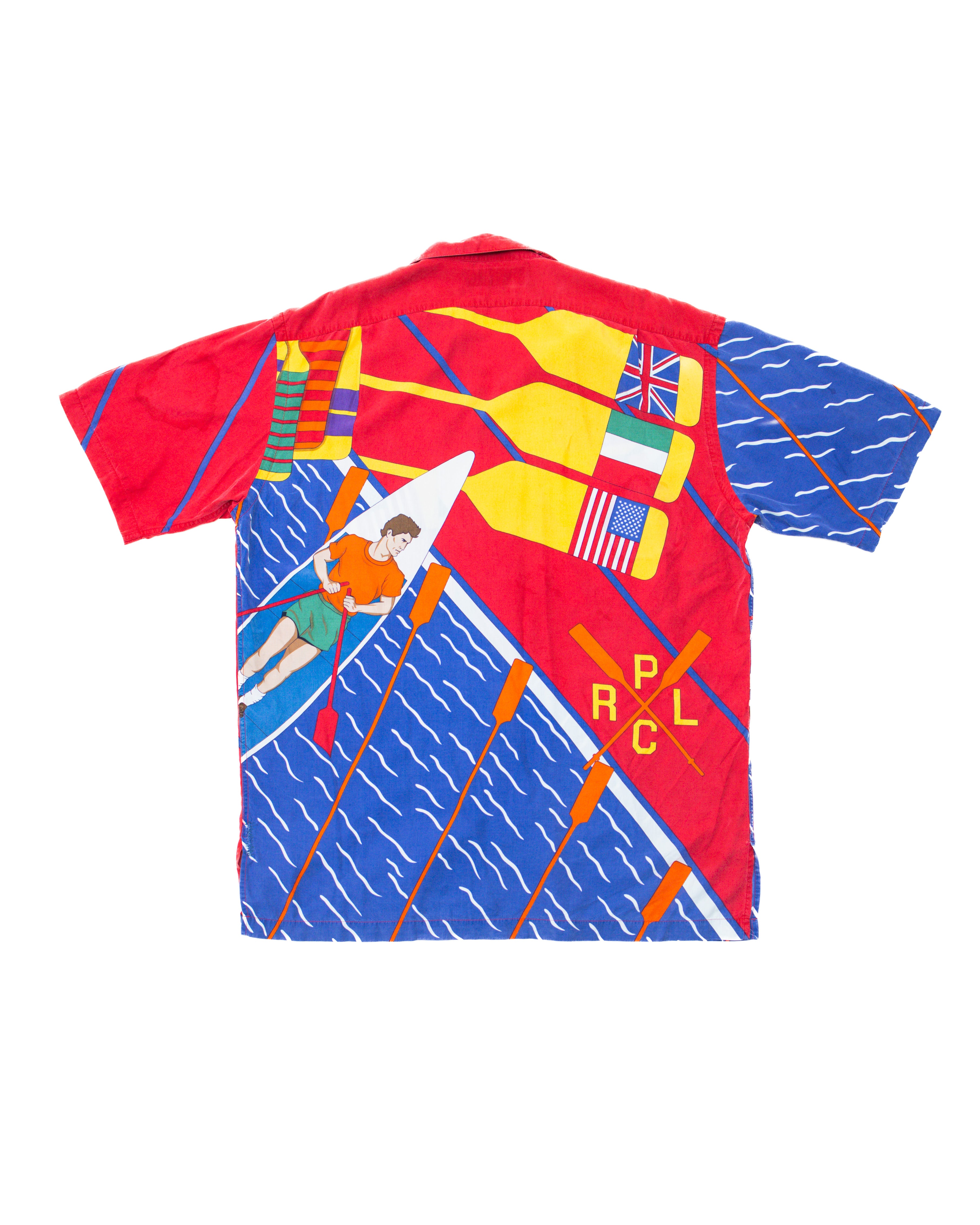 トップス Polo by Ralph Lauren 90s VINTAGE CAMP 1990 Ralph Lauren Polo Rowing Camp Shirt – M-Star Studios