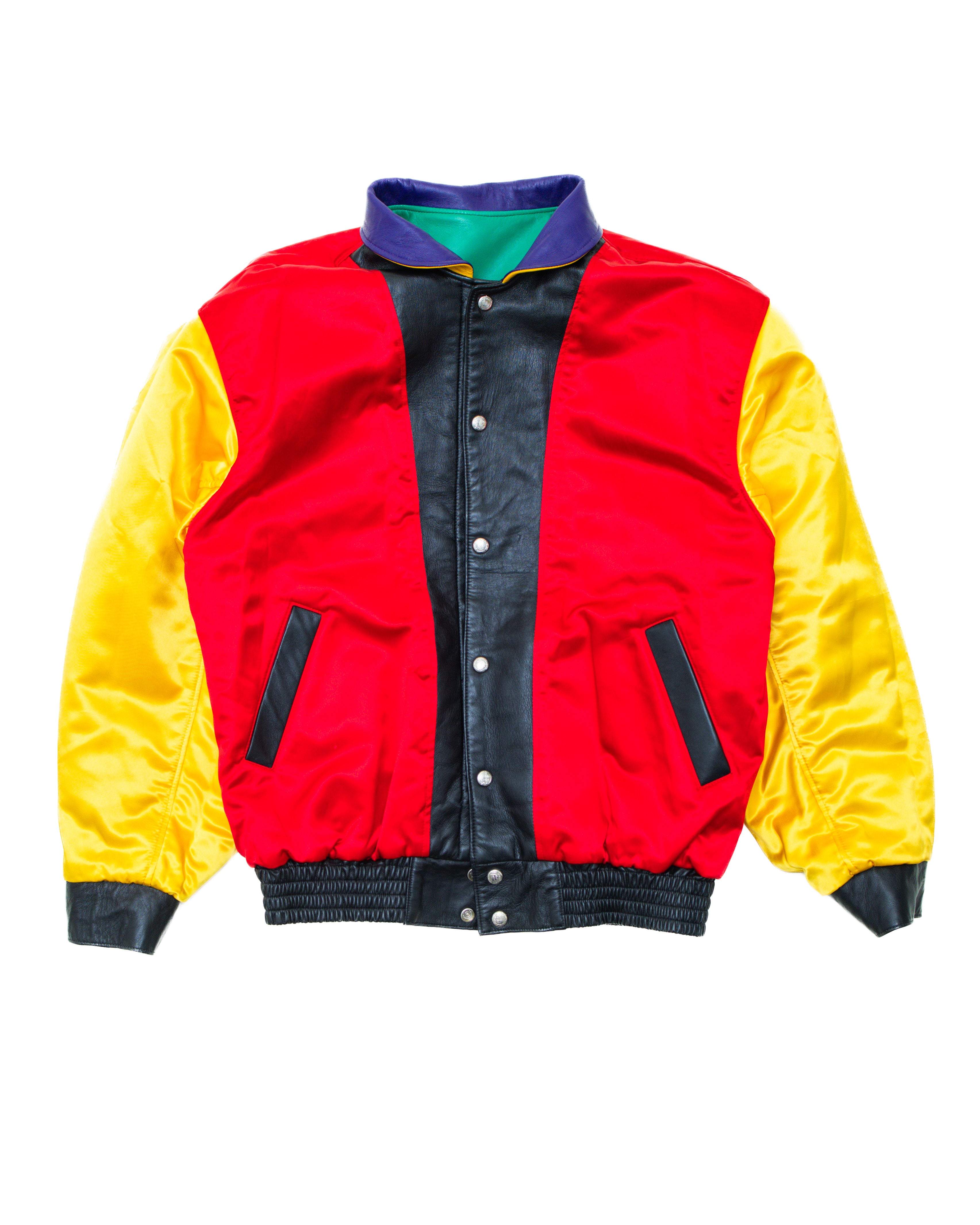 1990s Jeff Hamilton Jeep Reversible Leather Jacket