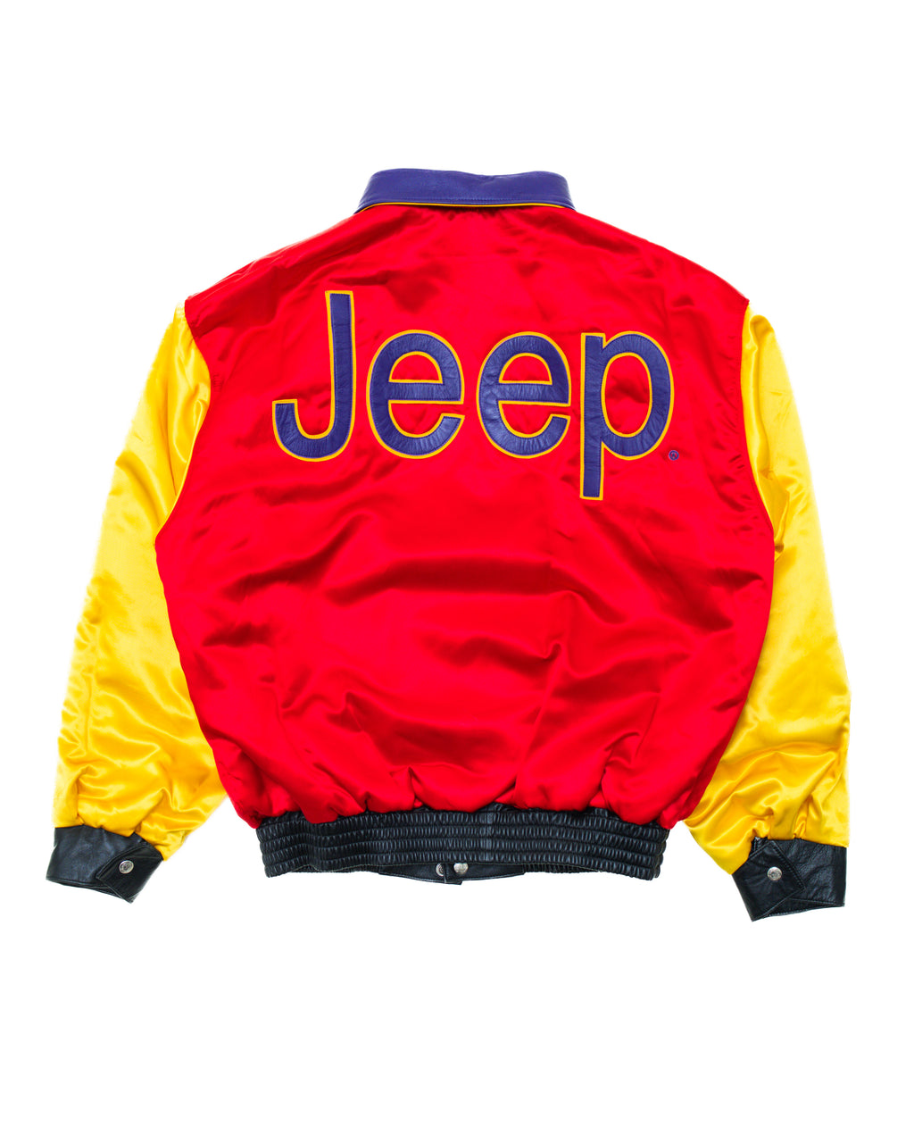 1990s Jeff Hamilton Jeep Reversible Leather Jacket