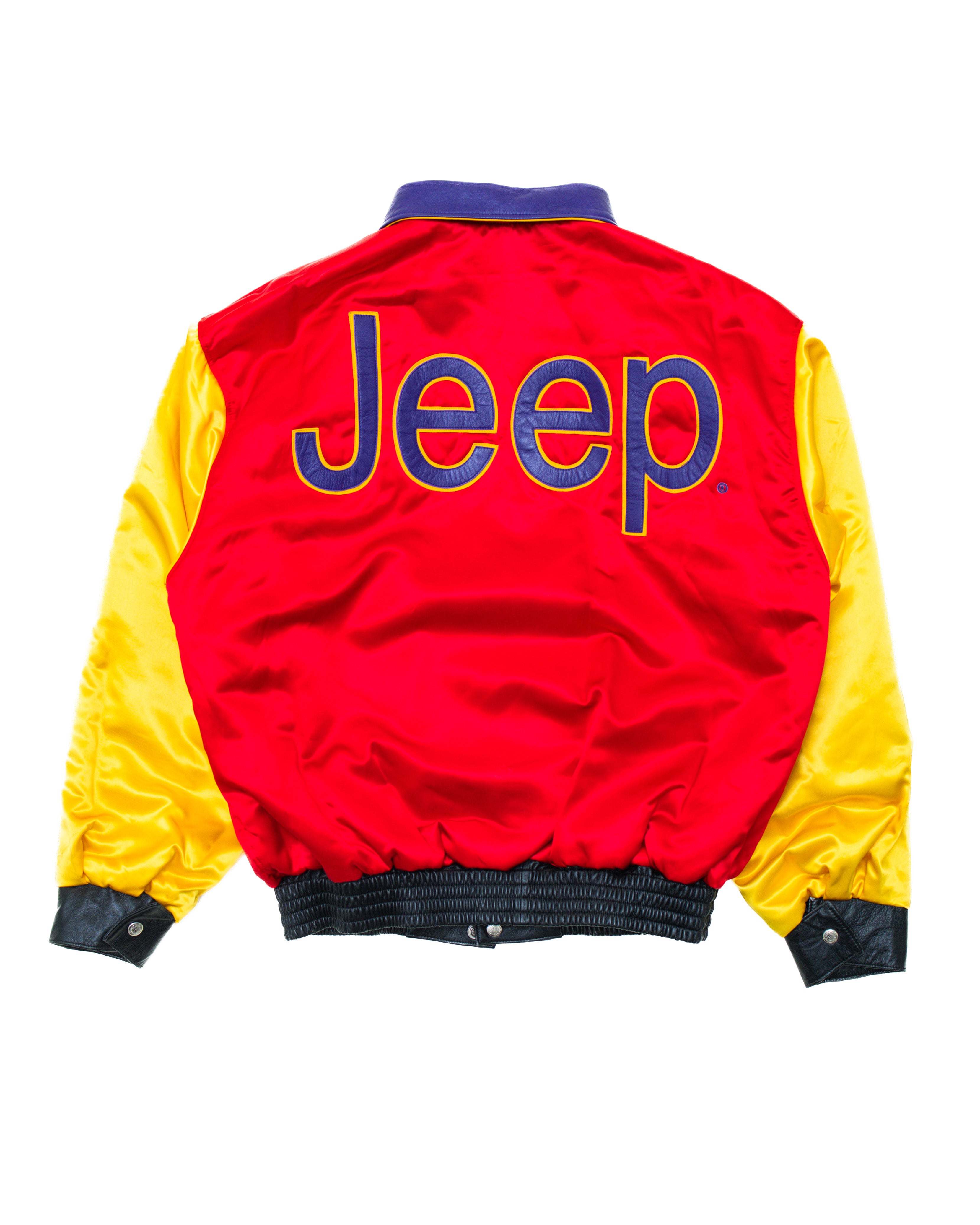 1990s Jeff Hamilton Jeep Reversible Leather Jacket