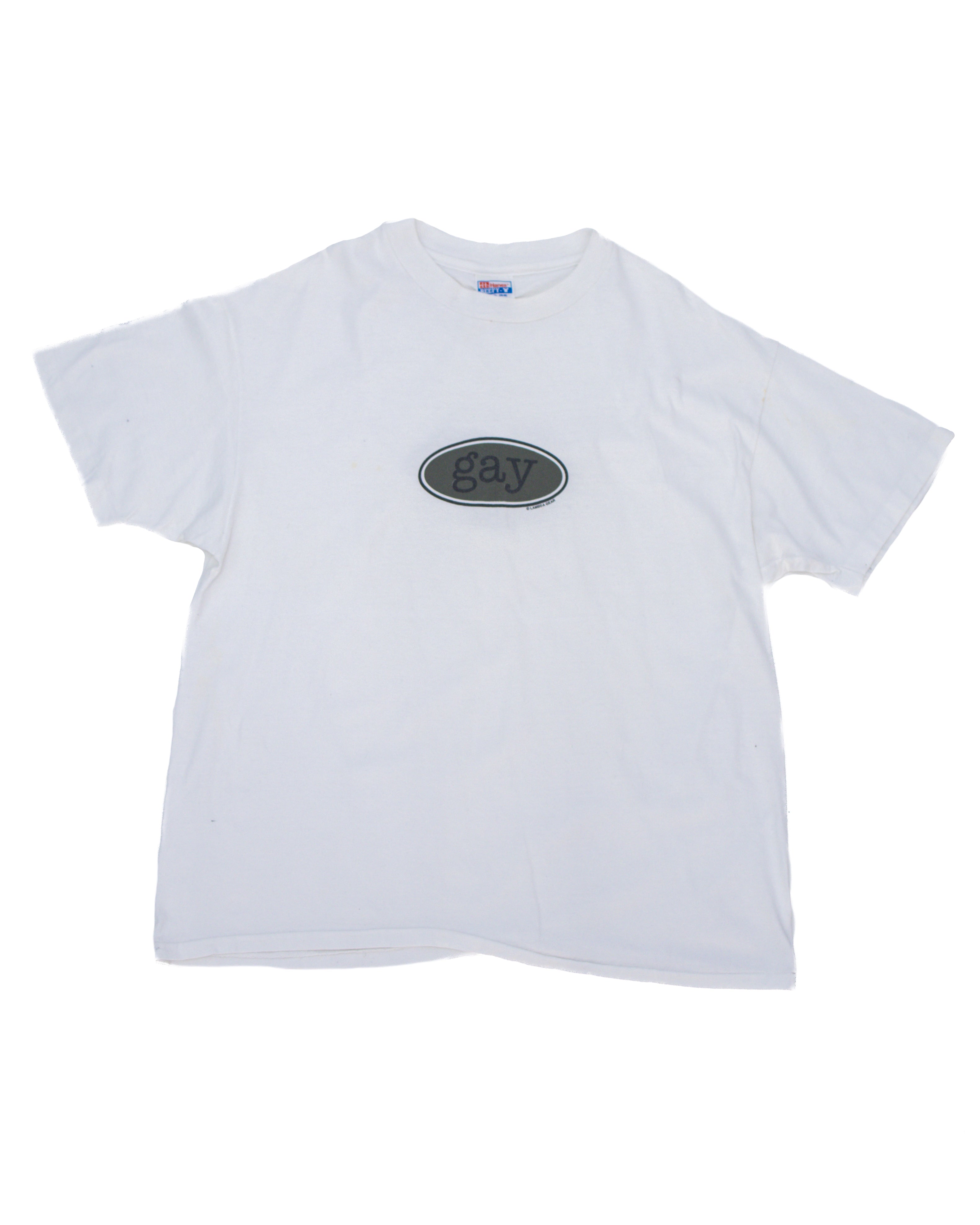 LAMBDA GEAR PARODY TEE: A PIECE OF 90S QUEER SUBVERSION