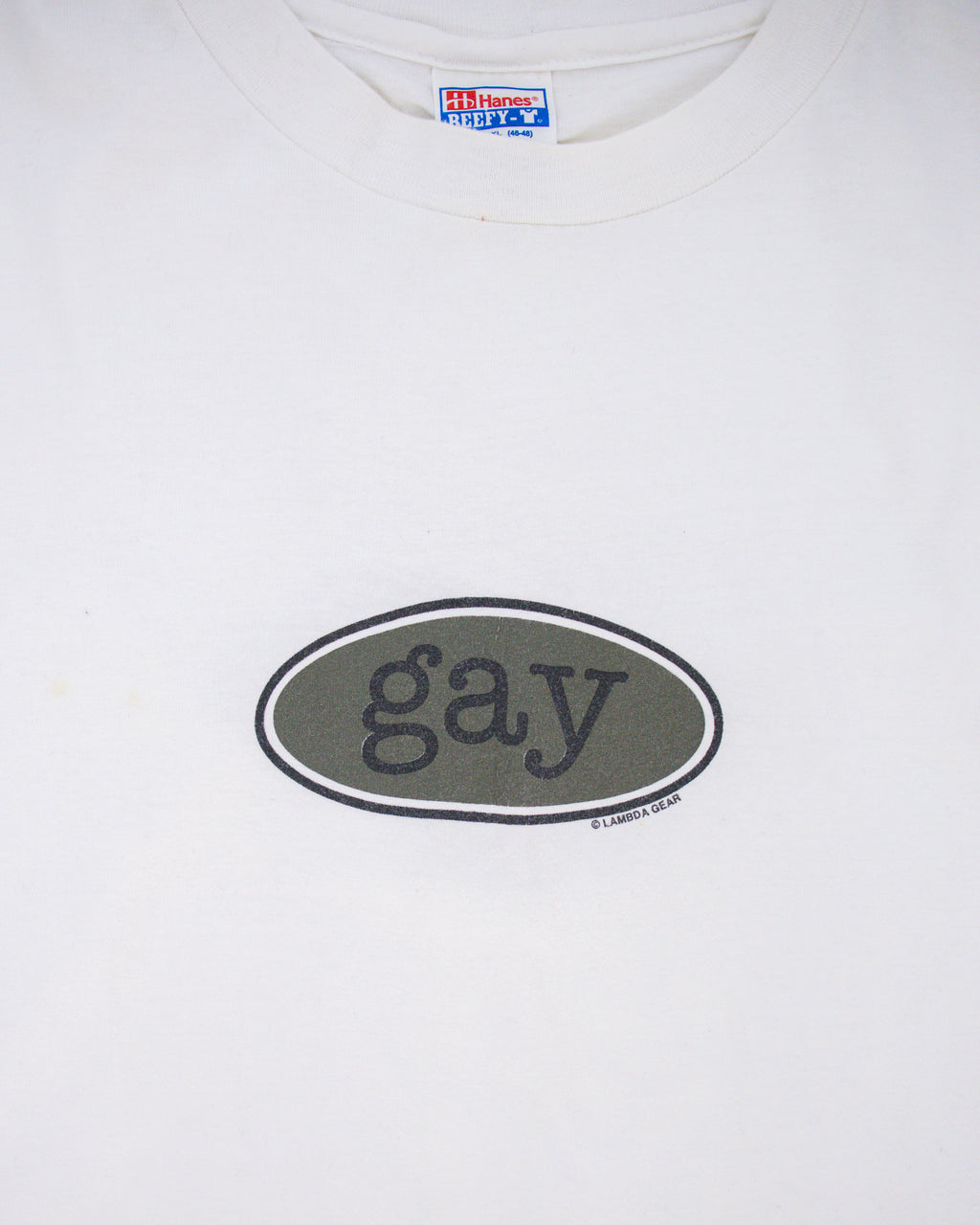LAMBDA GEAR PARODY TEE: A PIECE OF 90S QUEER SUBVERSION