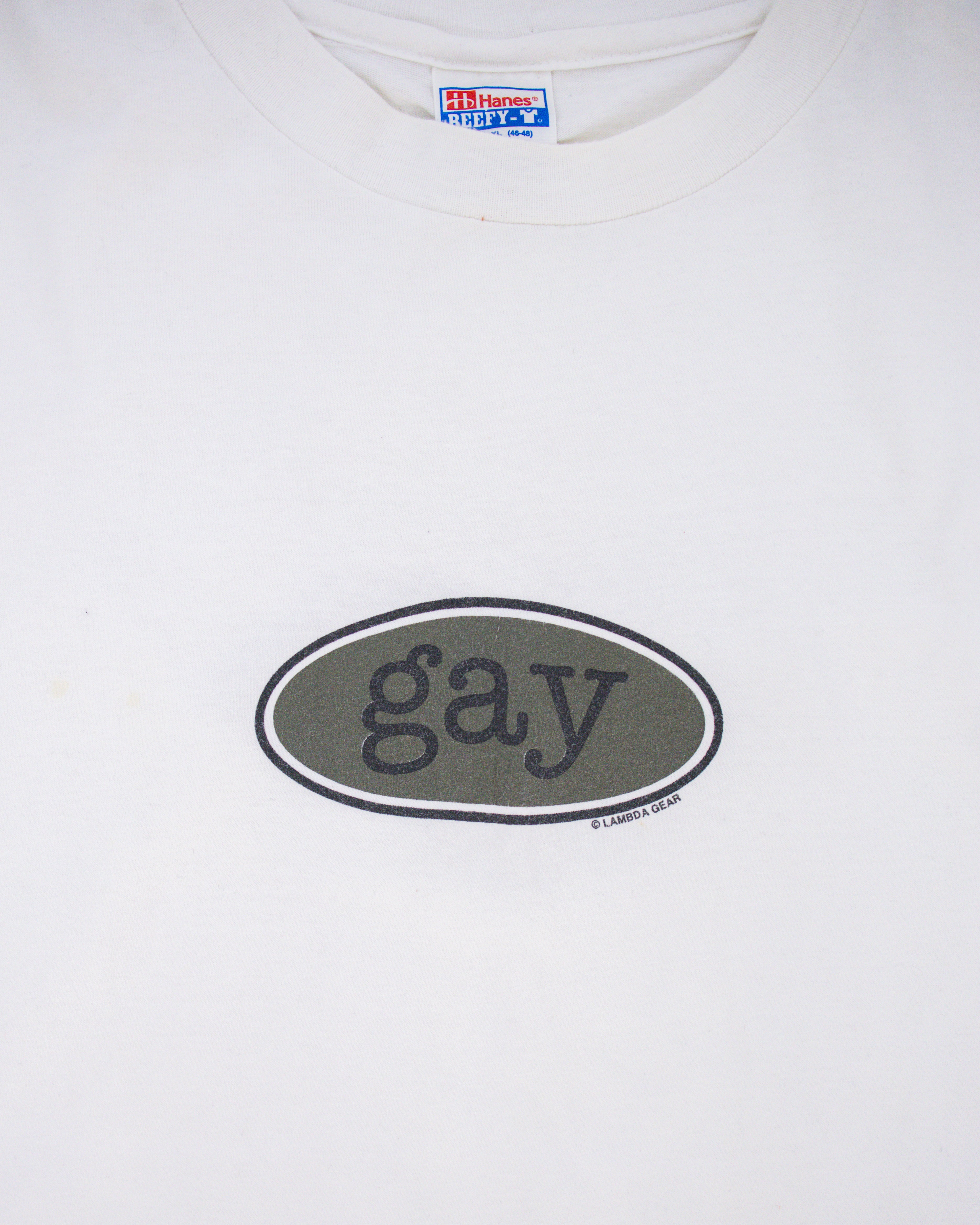 LAMBDA GEAR PARODY TEE: A PIECE OF 90S QUEER SUBVERSION