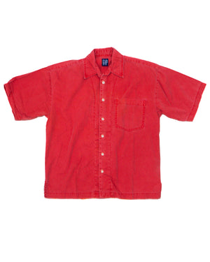 GAP BLUE LABEL HEAVYWEIGHT BOXY SHIRT LOCAL SURF LEGEND 1994 WAIMEA BAY BUTTON-DOWN