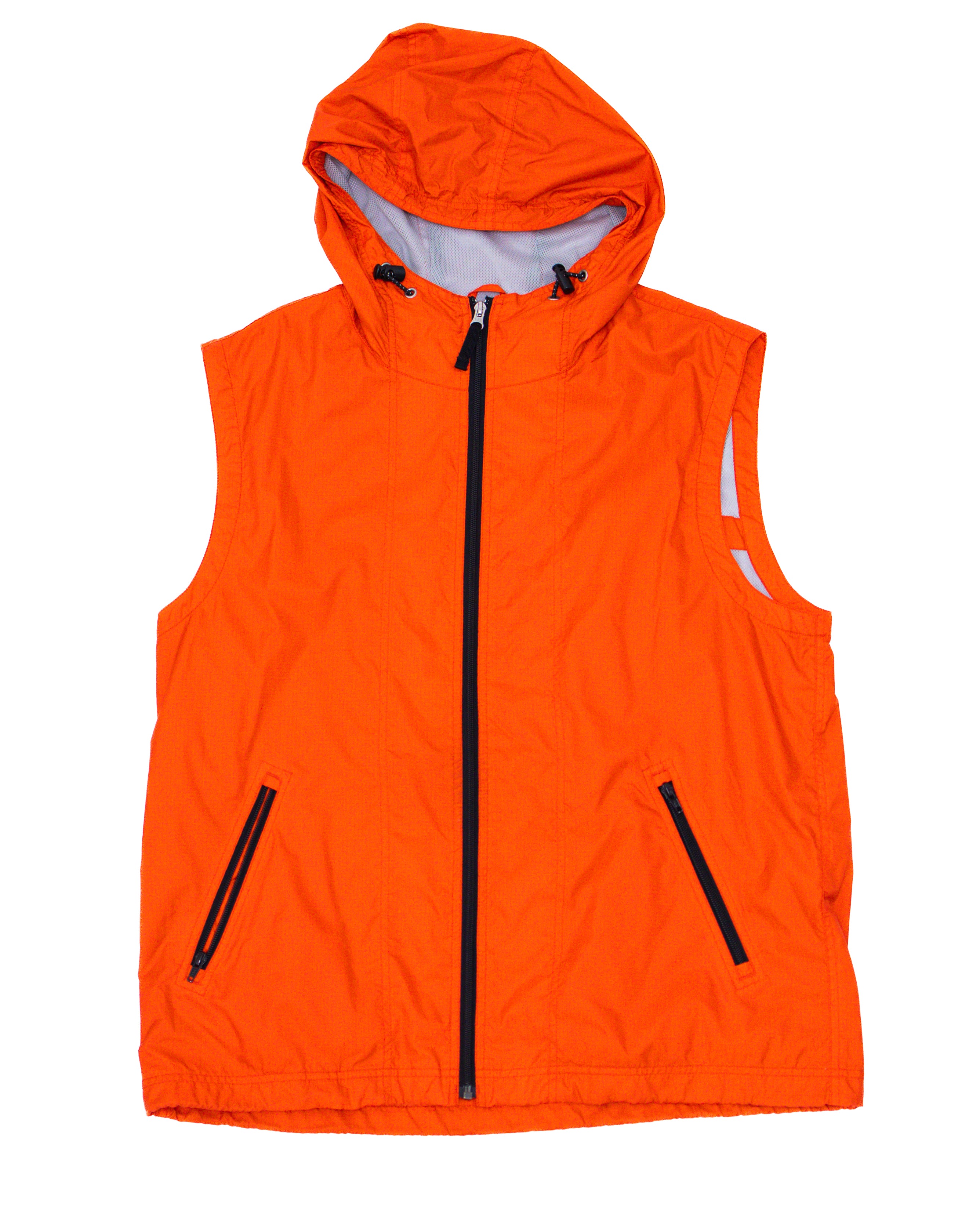 GAP Y2K TECH-NYLON VEST IN SAFETY ORANGE
