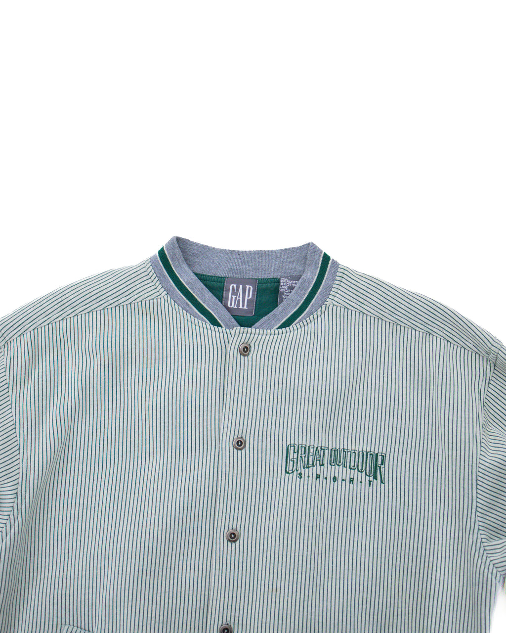 GAP GREAT OUTDOOR SPORT PINSTRIPE VARSITY