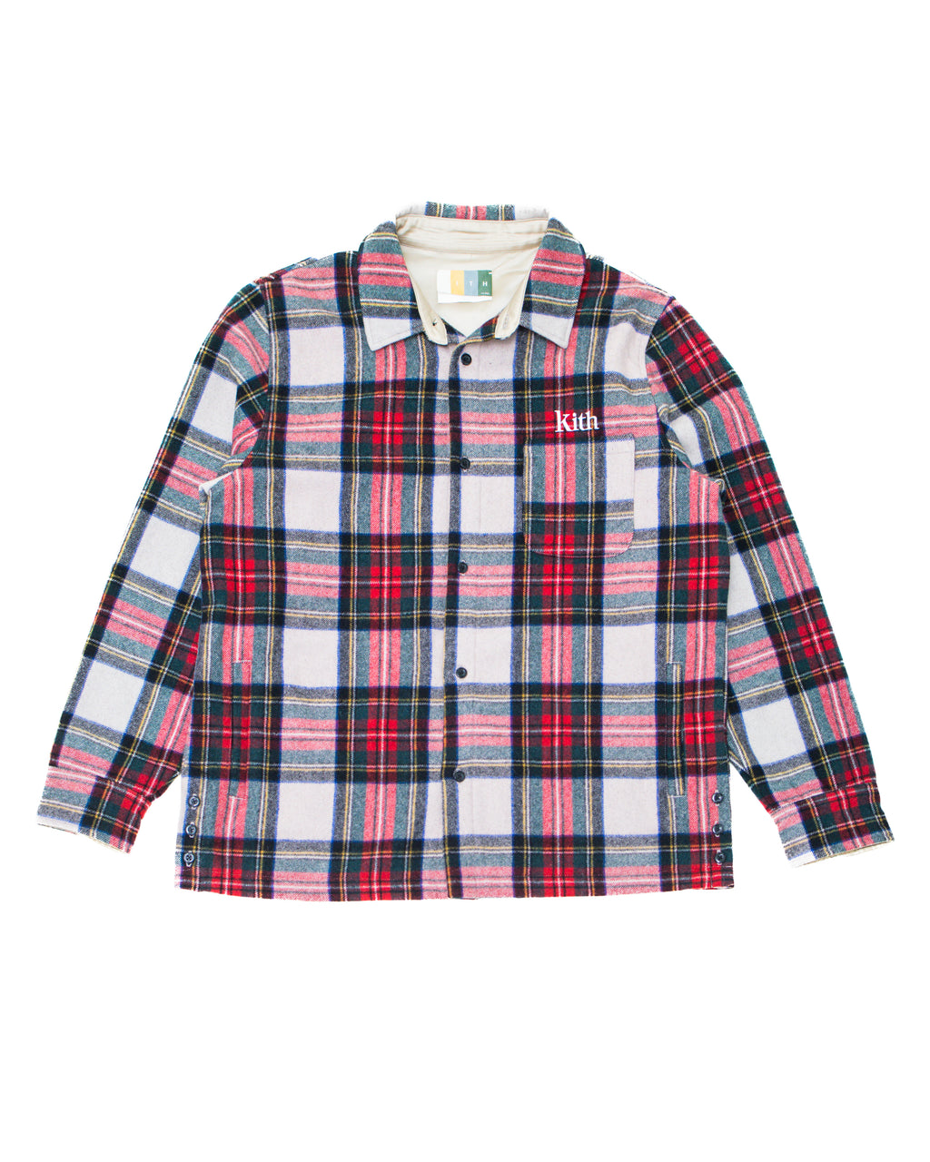 KITH Ginza Flannel Checkered Plaid Shirt Overshirt FW 2021