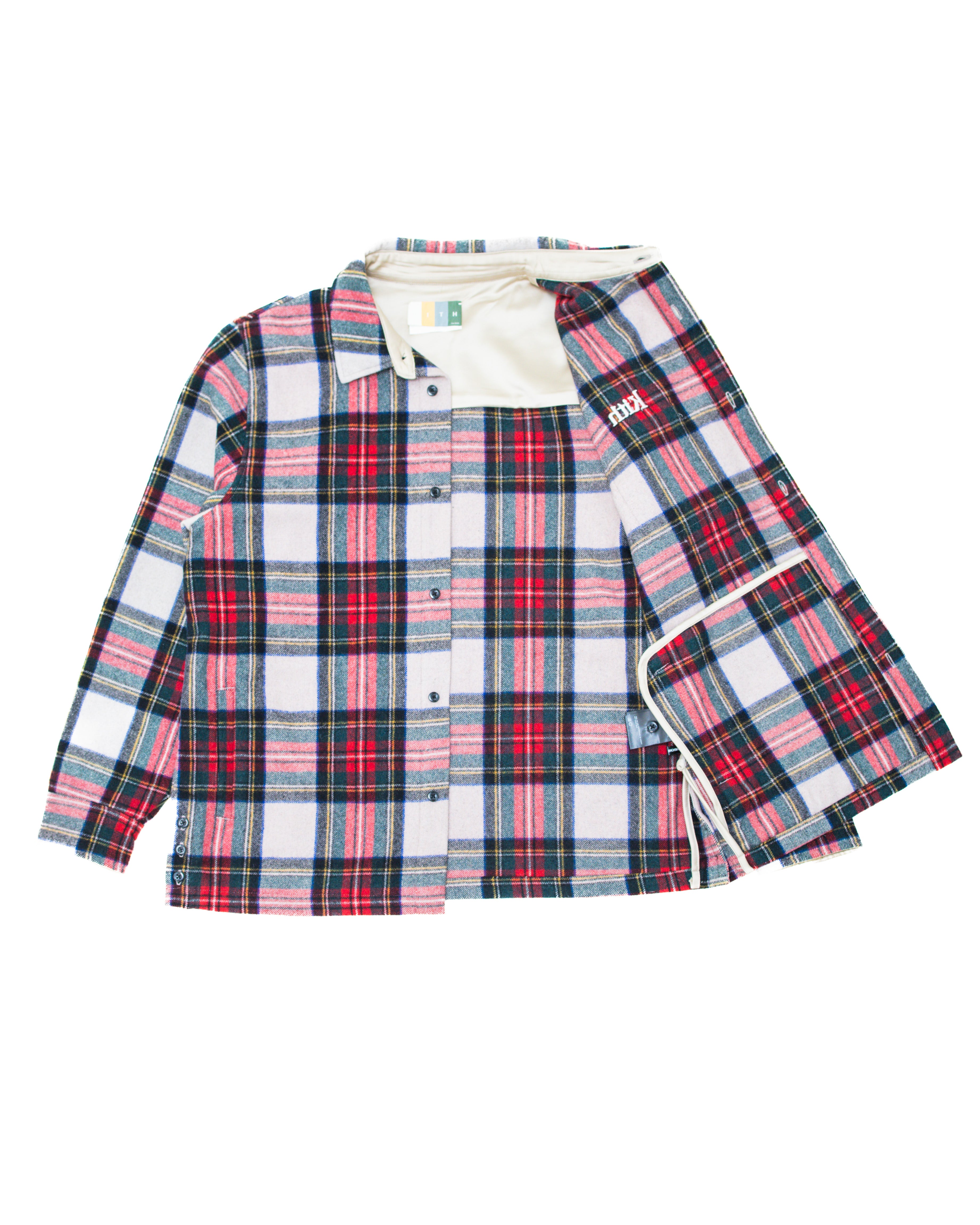 KITH Ginza Flannel Checkered Plaid Shirt Overshirt FW 2021 – M