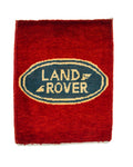 Vintage Land Rover Afghan Rug Red