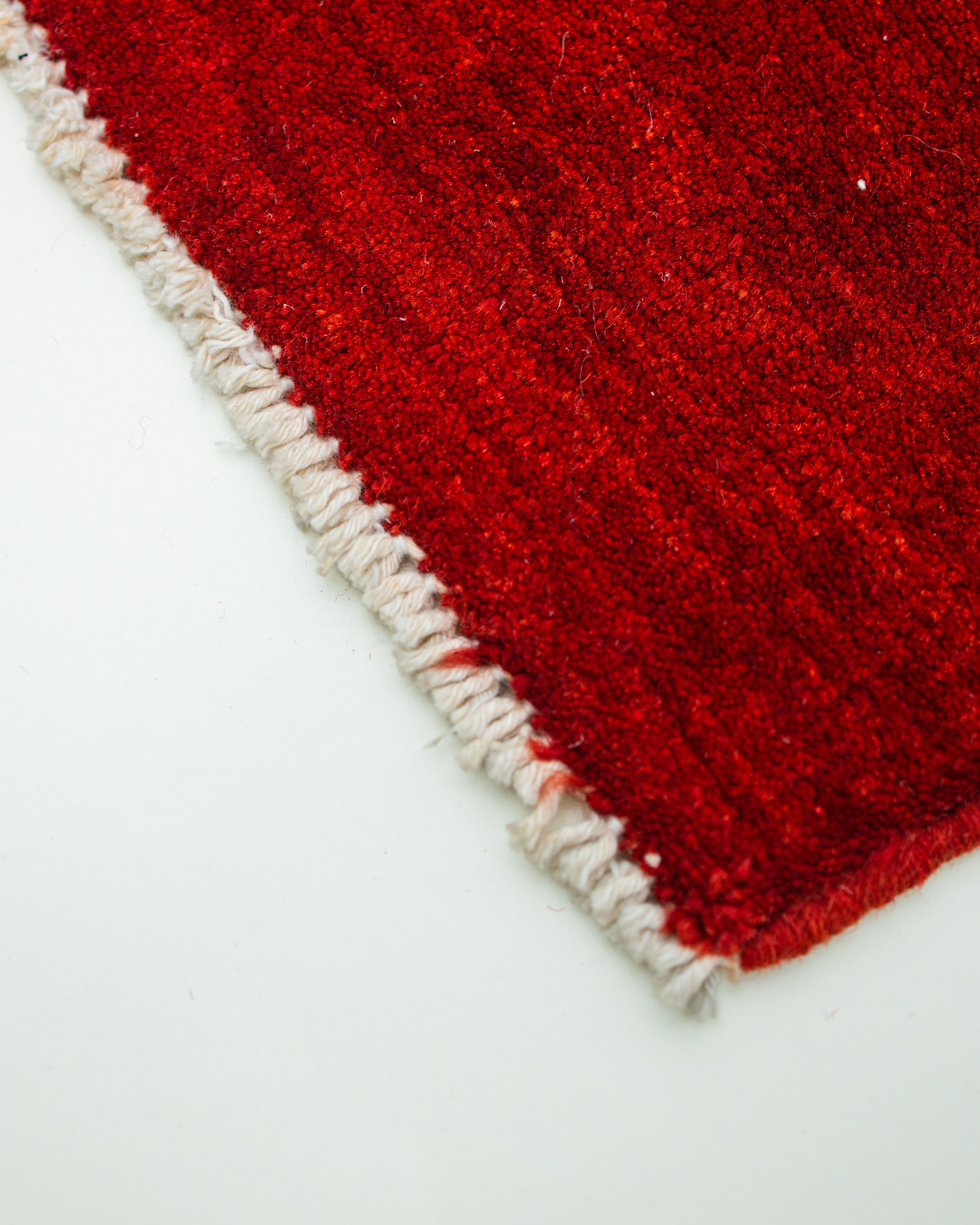 Vintage Land Rover Afghan Rug Red