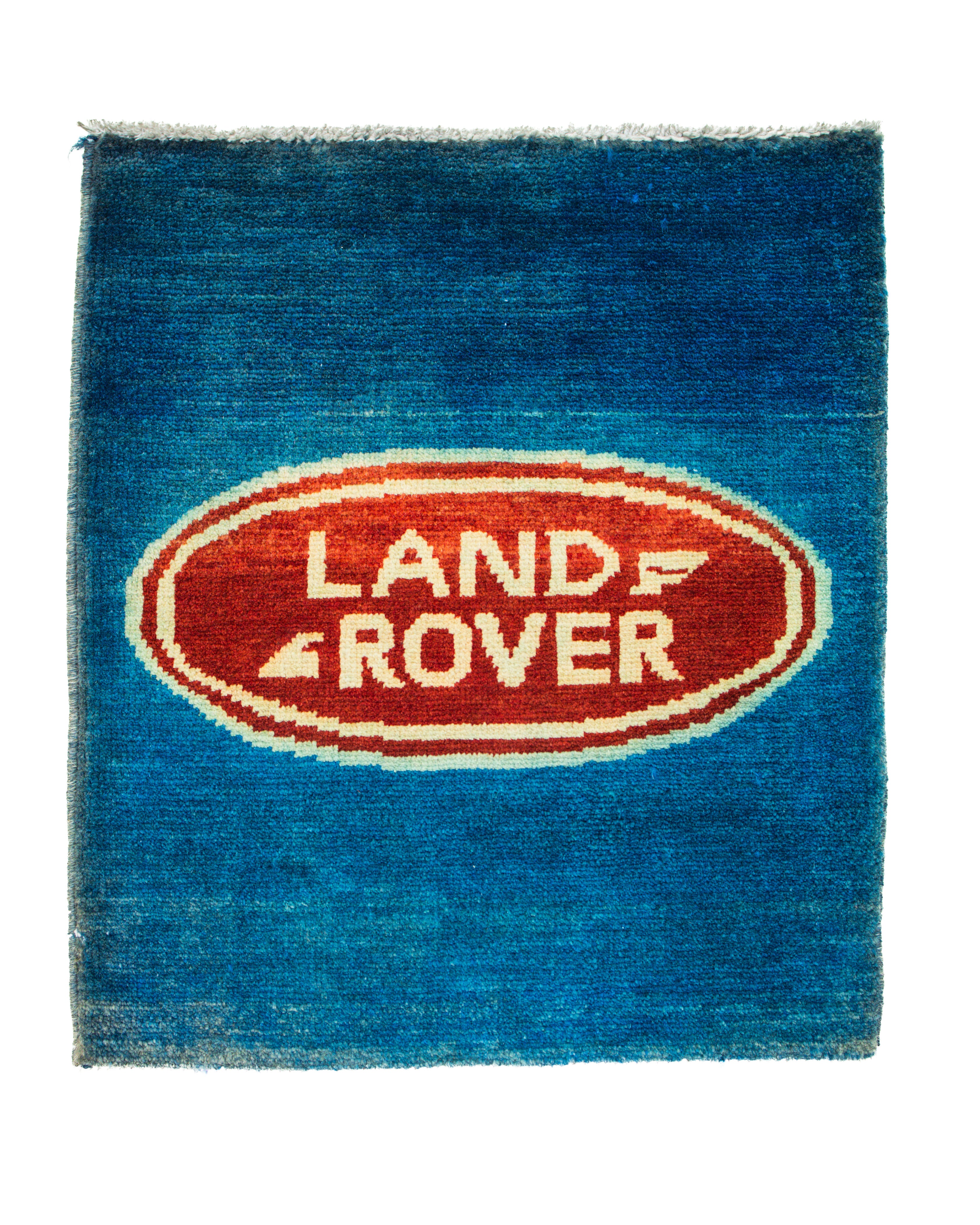 Vintage Land Rover Navy Rug (FADED)