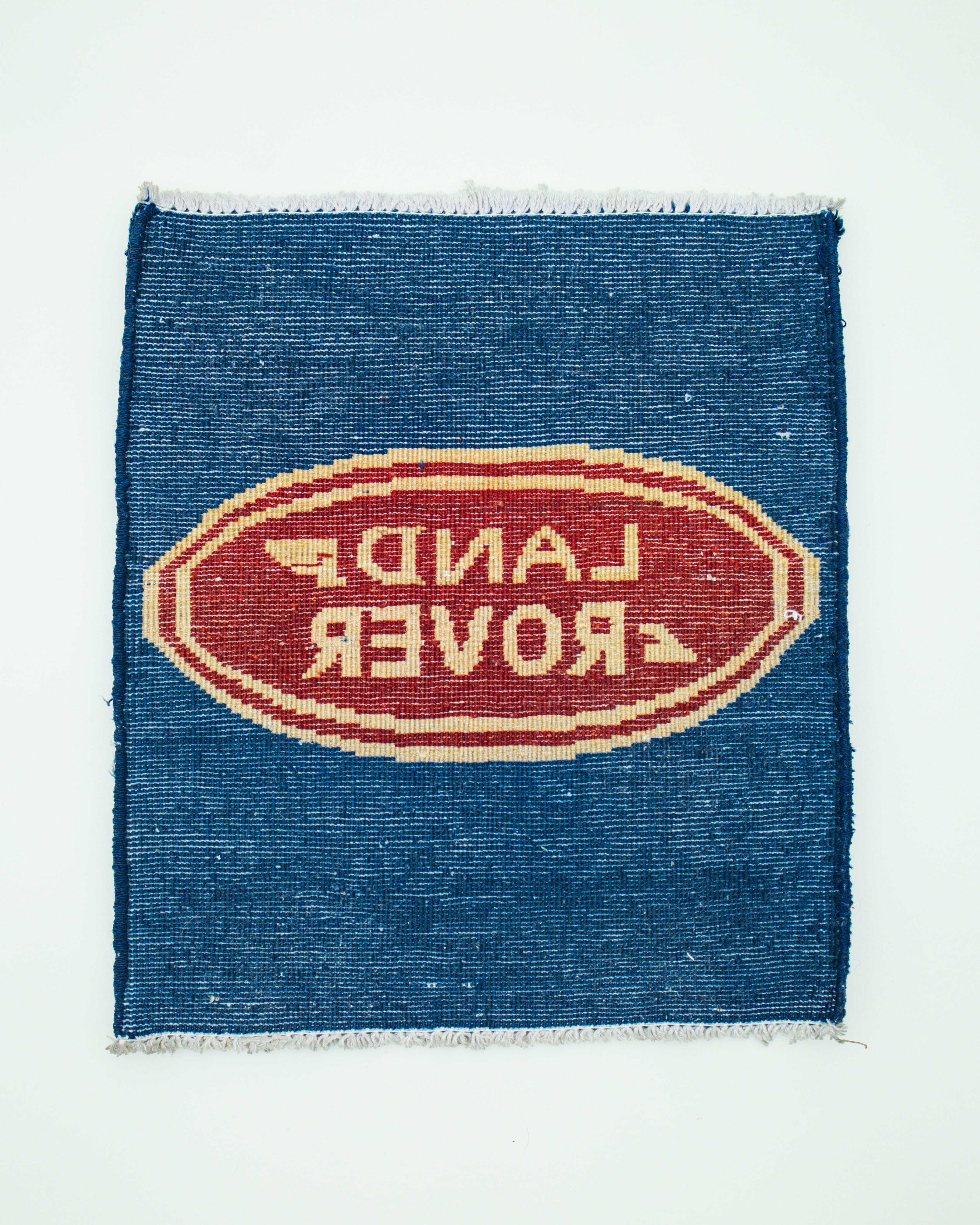 Vintage Land Rover Navy Rug