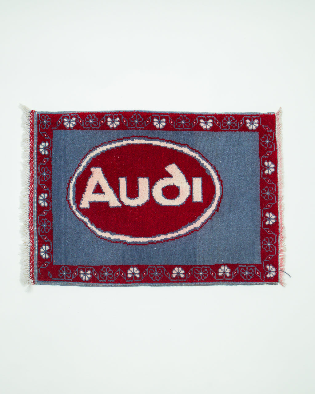 Vintage Audi Afghan Rug