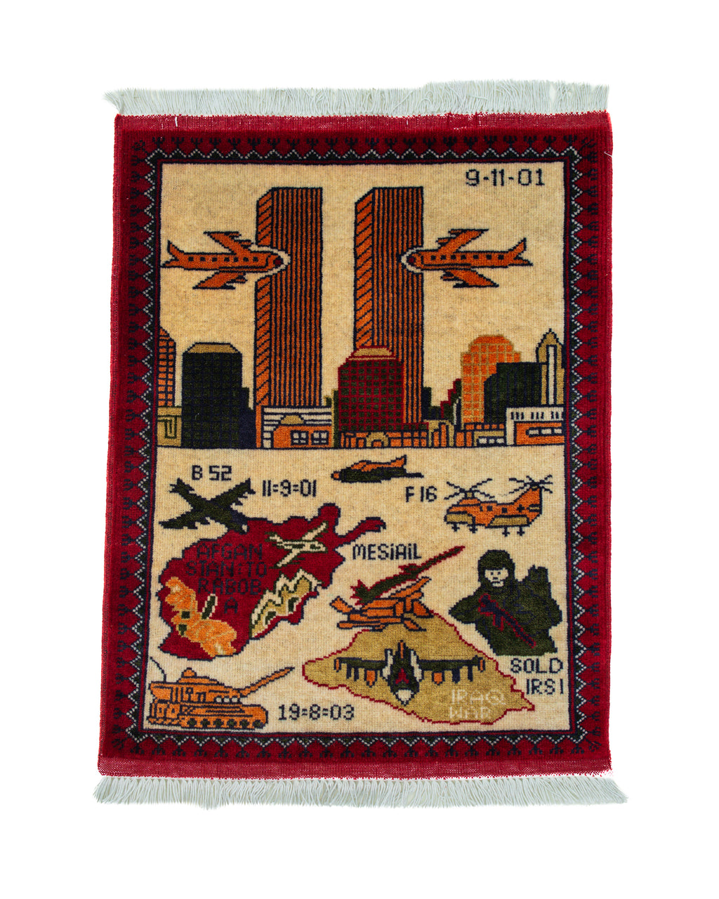 2001 9/11 Middle Eastern Persian Rug