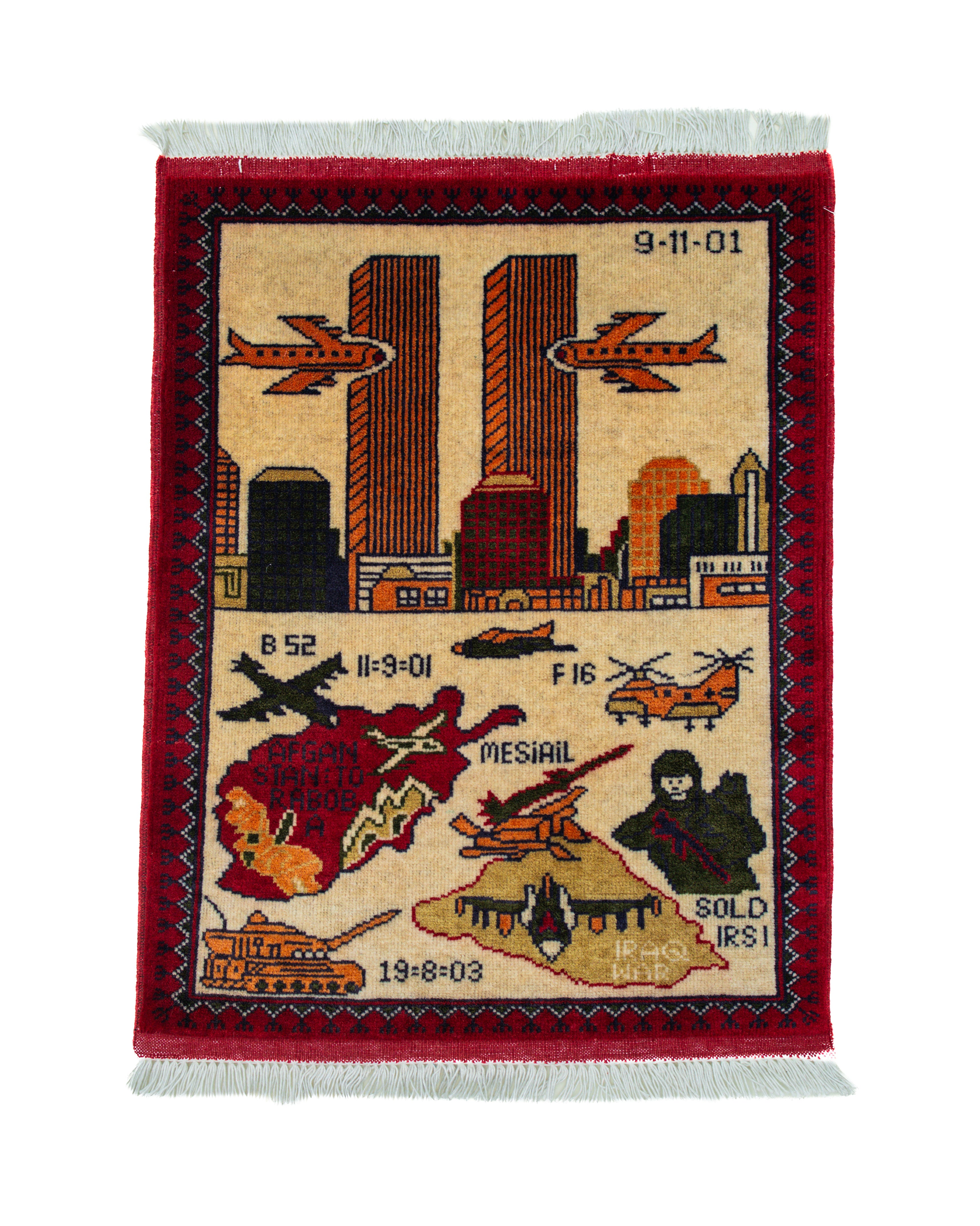 2001 9/11 Middle Eastern Persian Rug