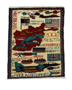 2002 Made in Afghanistan Persian Rug