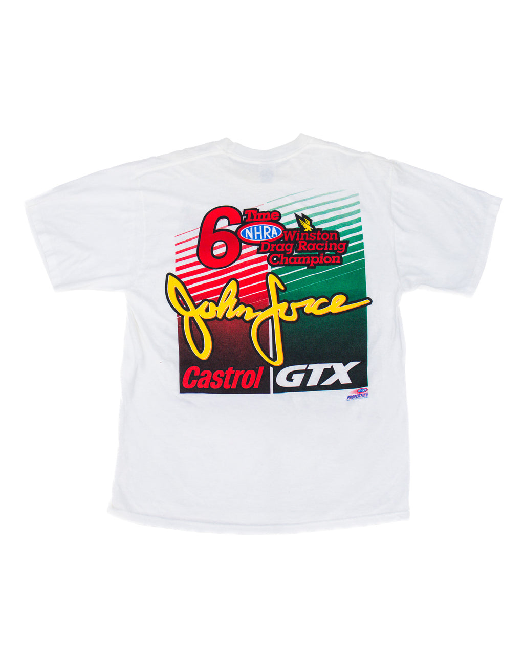 JERZEES JOHN FORCE 6- TIME CHAMPION TEE