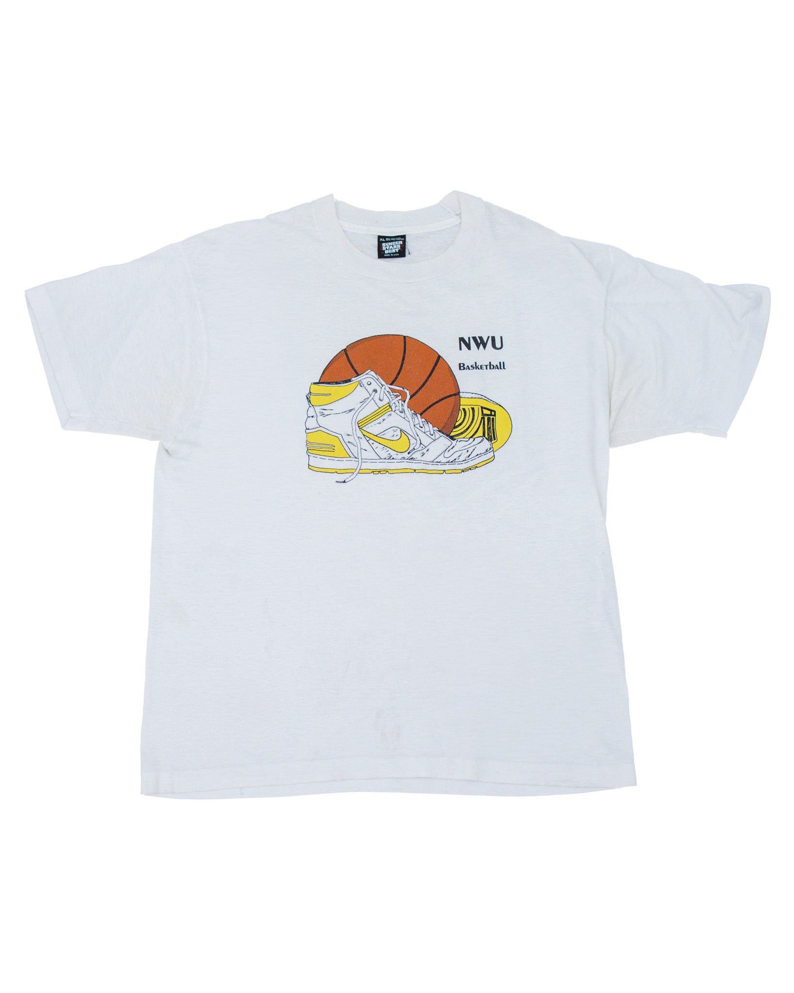 SCREEN STARS BEST NWU BASKETBALL TEE