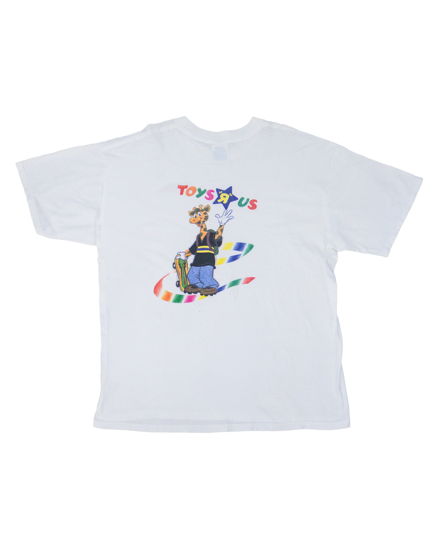 GILDAN CHASE BANK X GEOFFREY THE GIRAFFE TOYS R US TEE