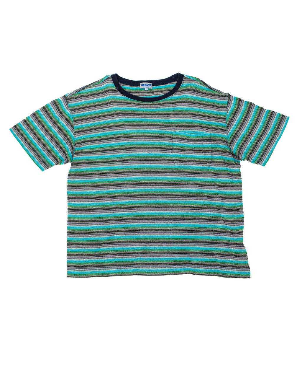 KENZO HOMME 90S SLUBBED STRIPE KNIT