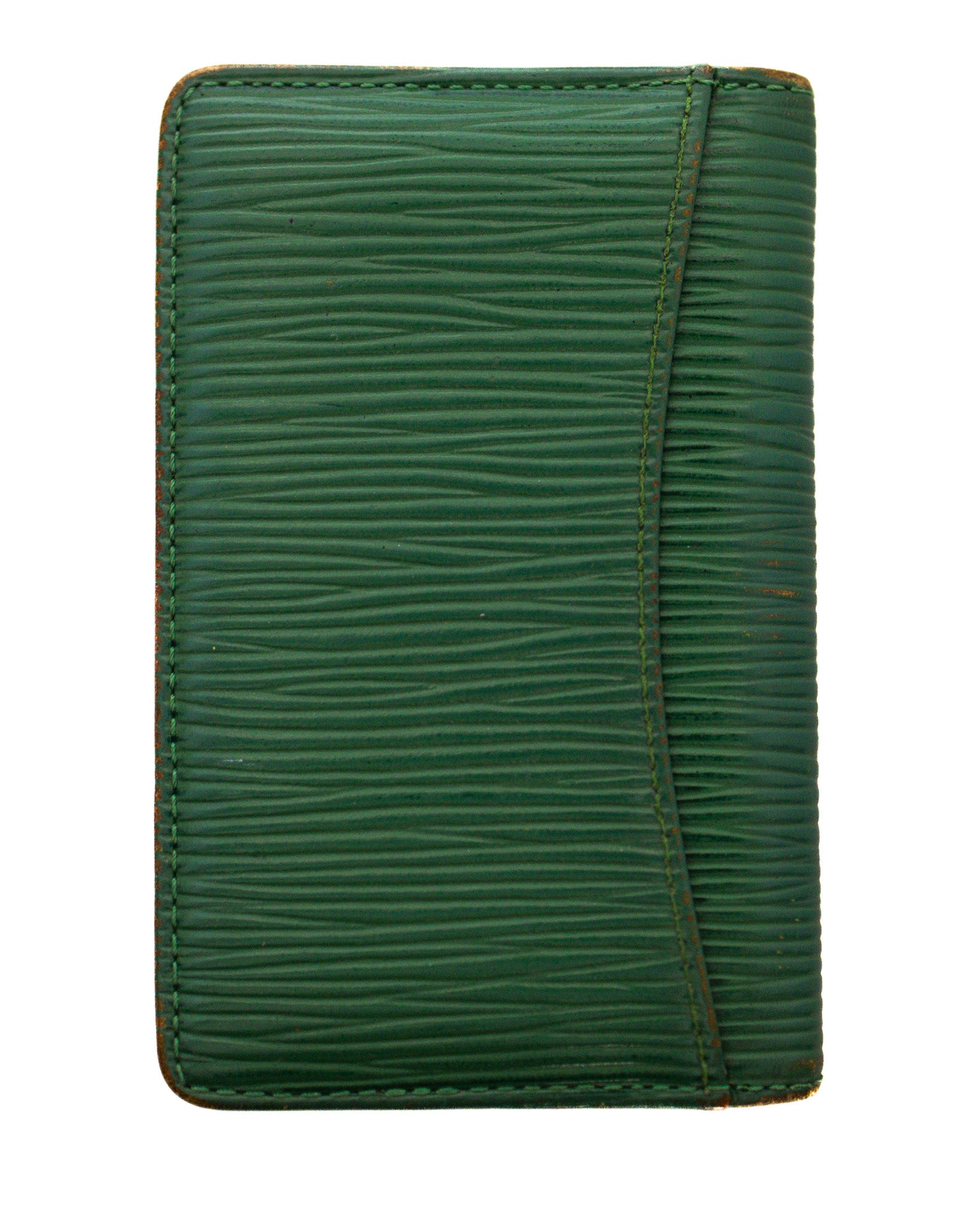 LOUIS VUITTON BORNEO GREEN EPI LEATHER WALLET