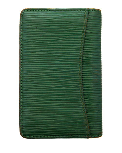 LOUIS VUITTON BORNEO GREEN EPI LEATHER WALLET