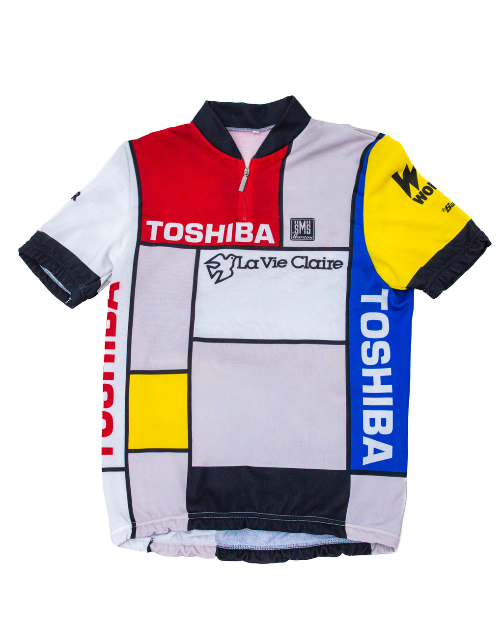 SANTINI SMS LA VIE CLAIRE 'TOSHIBA' CYCLING JERSEY