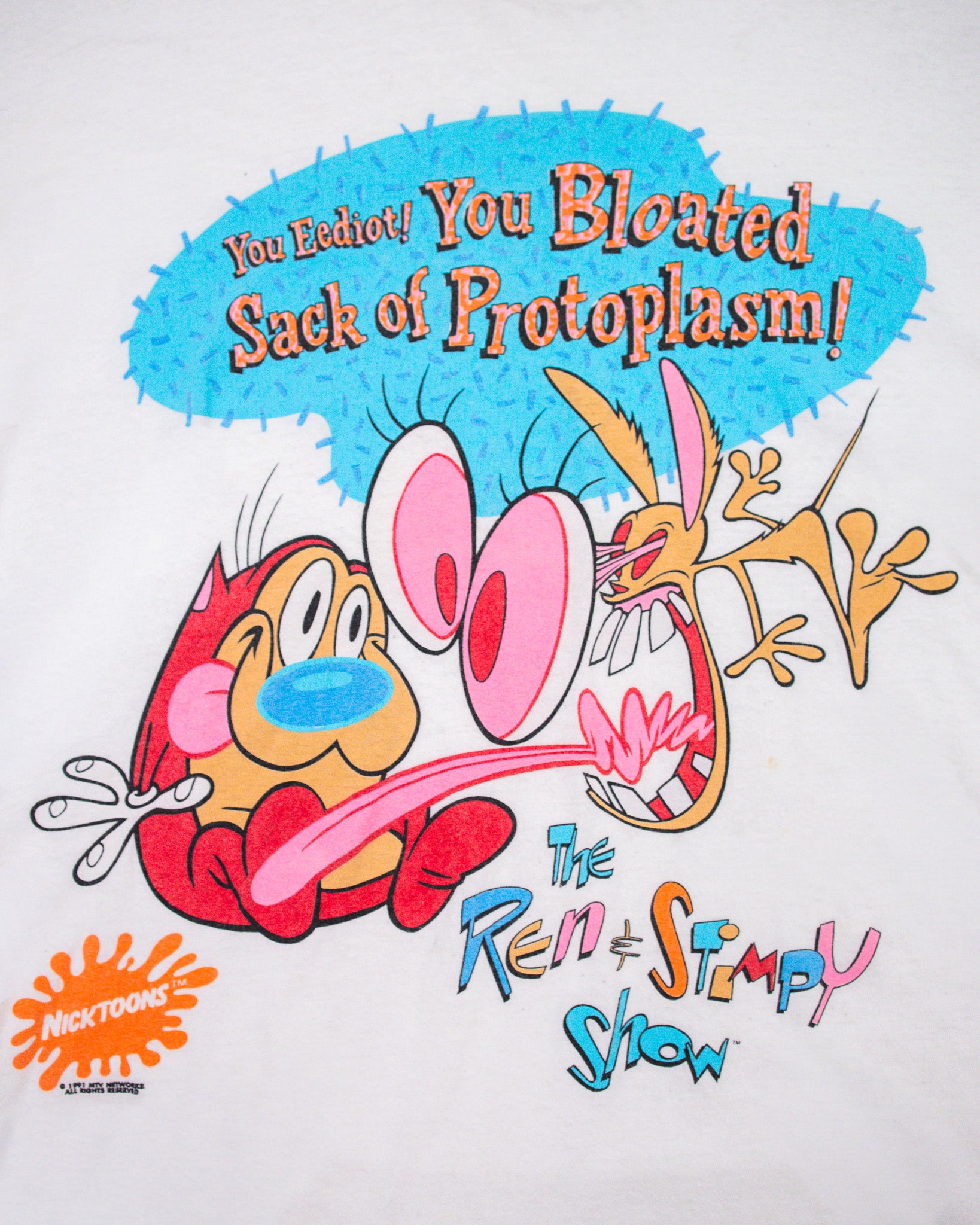 STANLEY DESANTIS REN & STIMPY NICKTOONS TEE