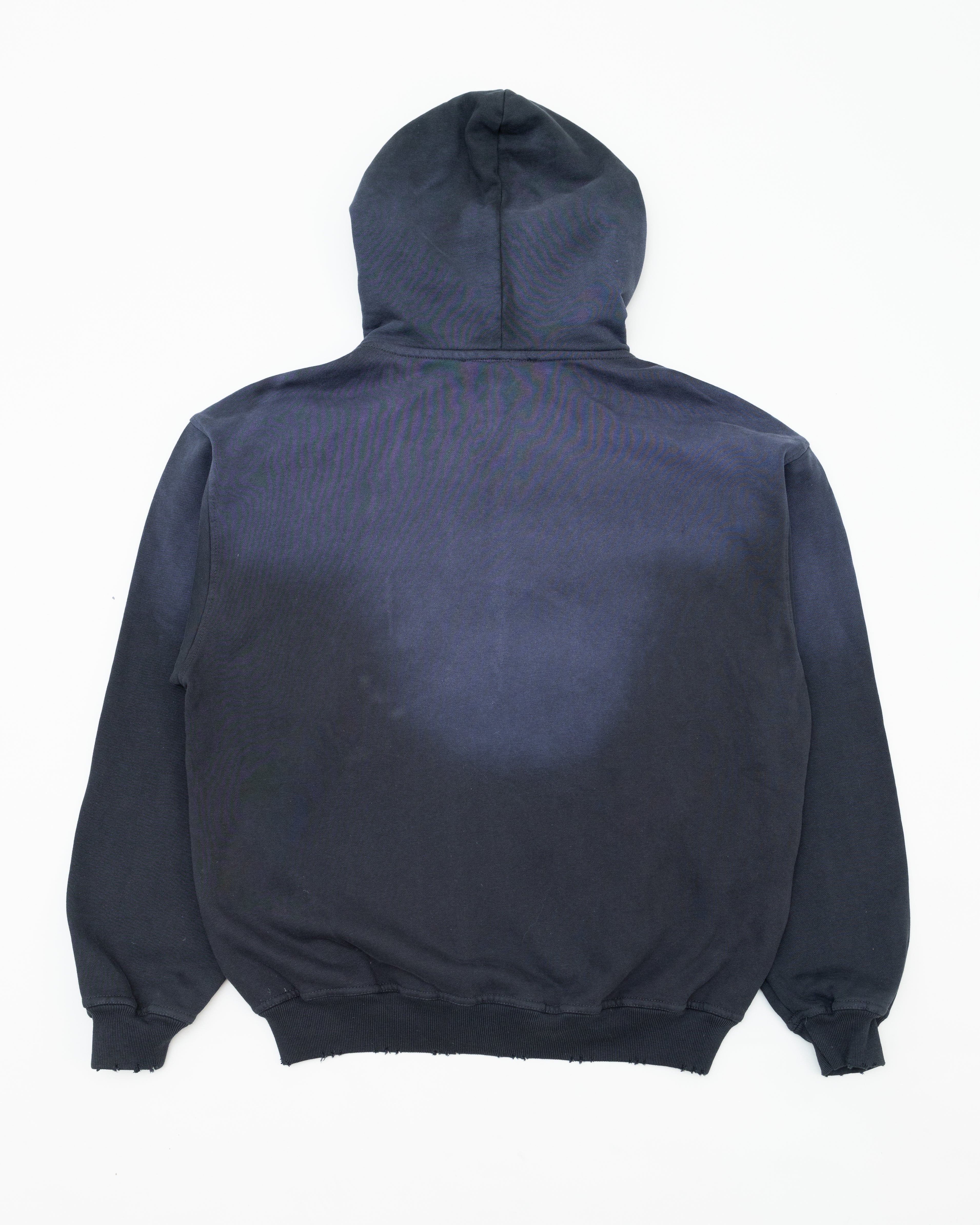 Faded Patchwork Hoodie