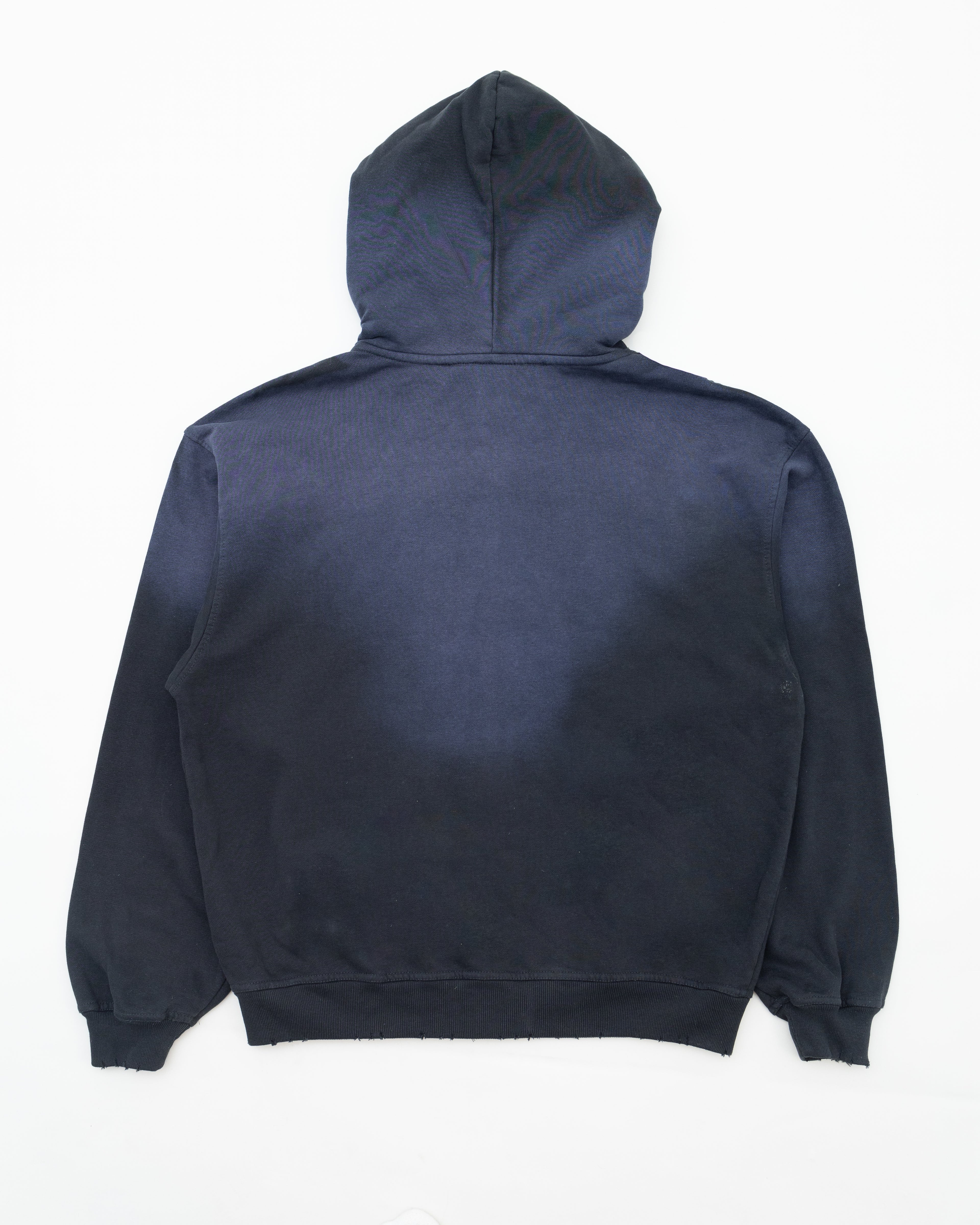 Faded Patchwork Hoodie