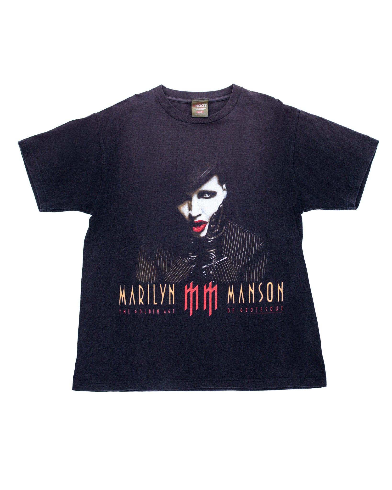 2003 SHOOT MARILYN MANSON GROTESK BURLESK TOUR TEE – M-Star Studios