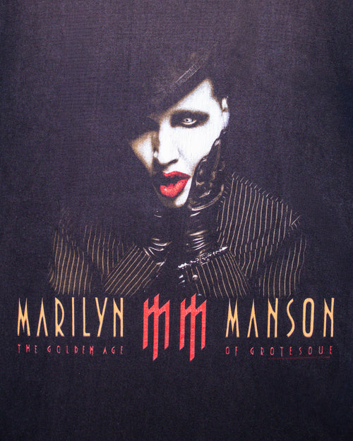 2003 SHOOT MARILYN MANSON GROTESK BURLESK TOUR TEE