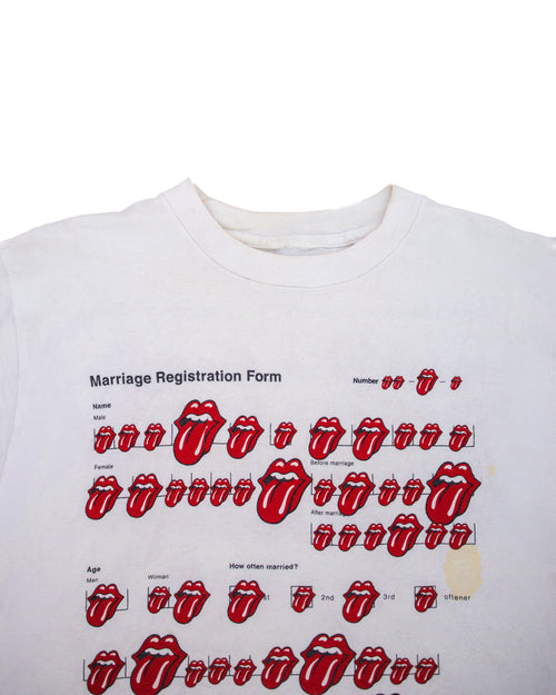 2009 THE ROLLING STONES 'MARRIAGE AND DIVORCE' GRAPHIC TEE