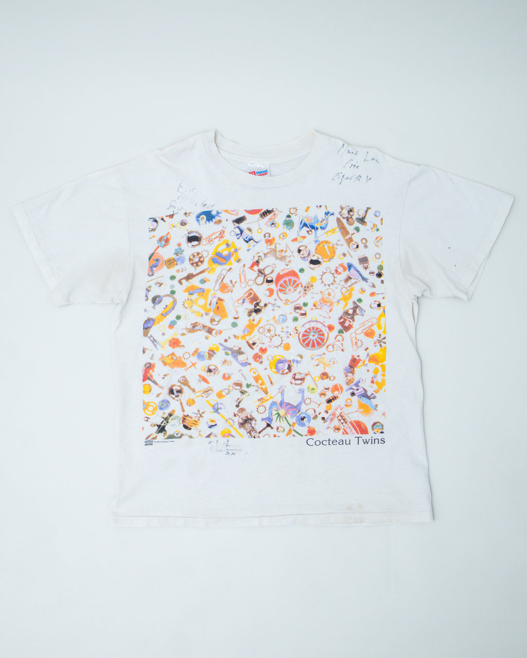 1994 Cocteau Twins Four Calendar Cafe Autographed T