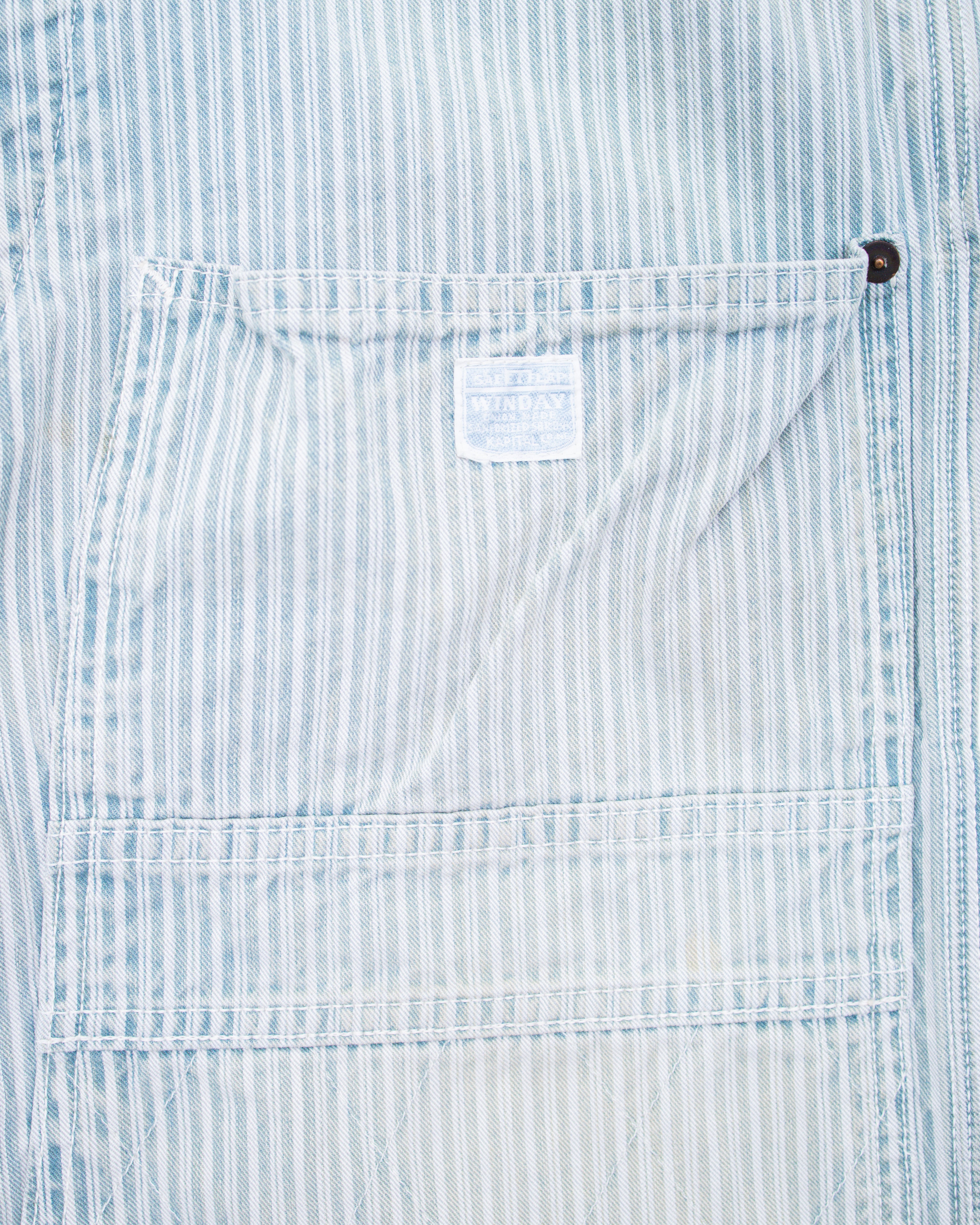 Kapital Hickory Stripe Carpenter Pants