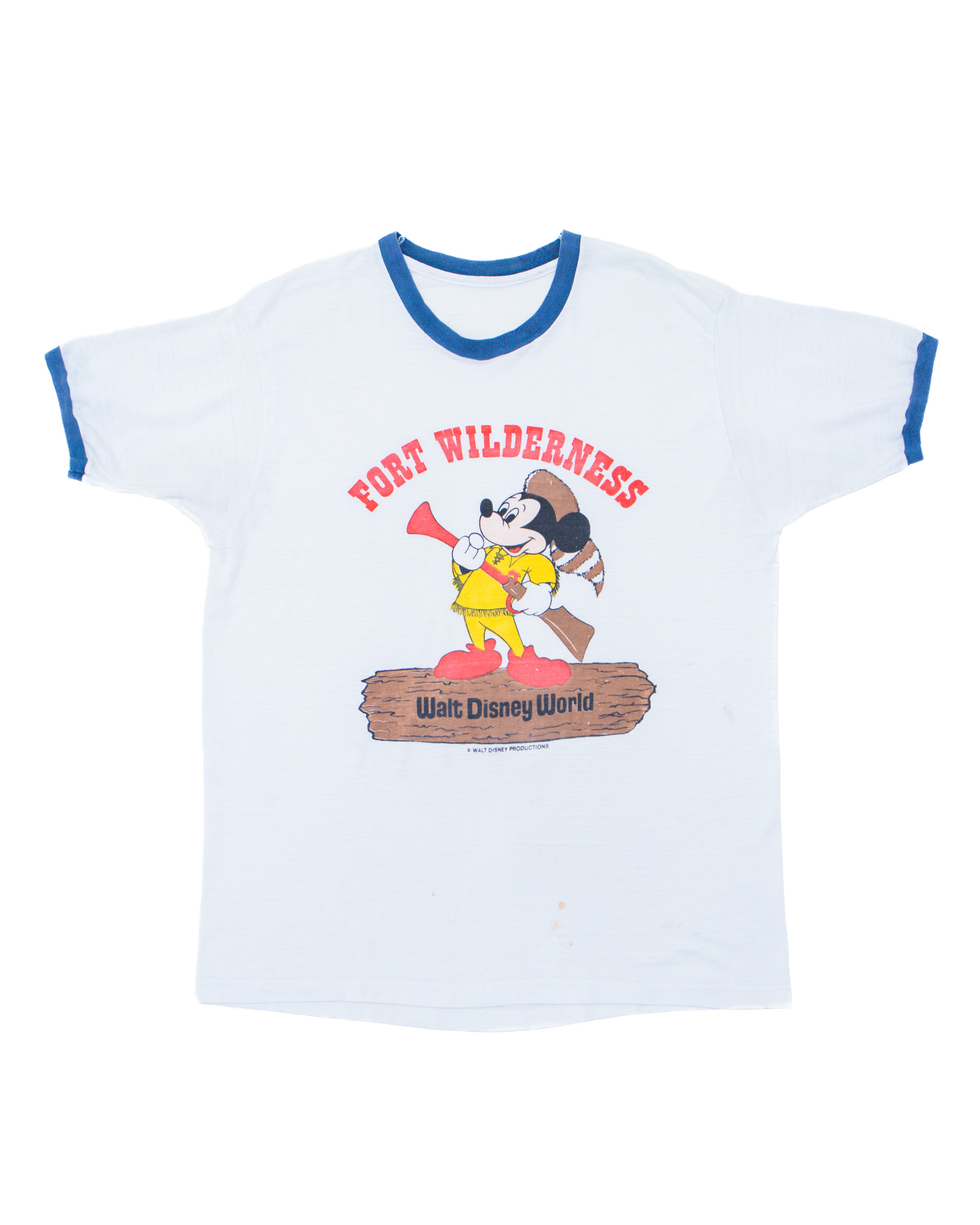 1980s Disney Fort Wilderness Mickey Ringer T