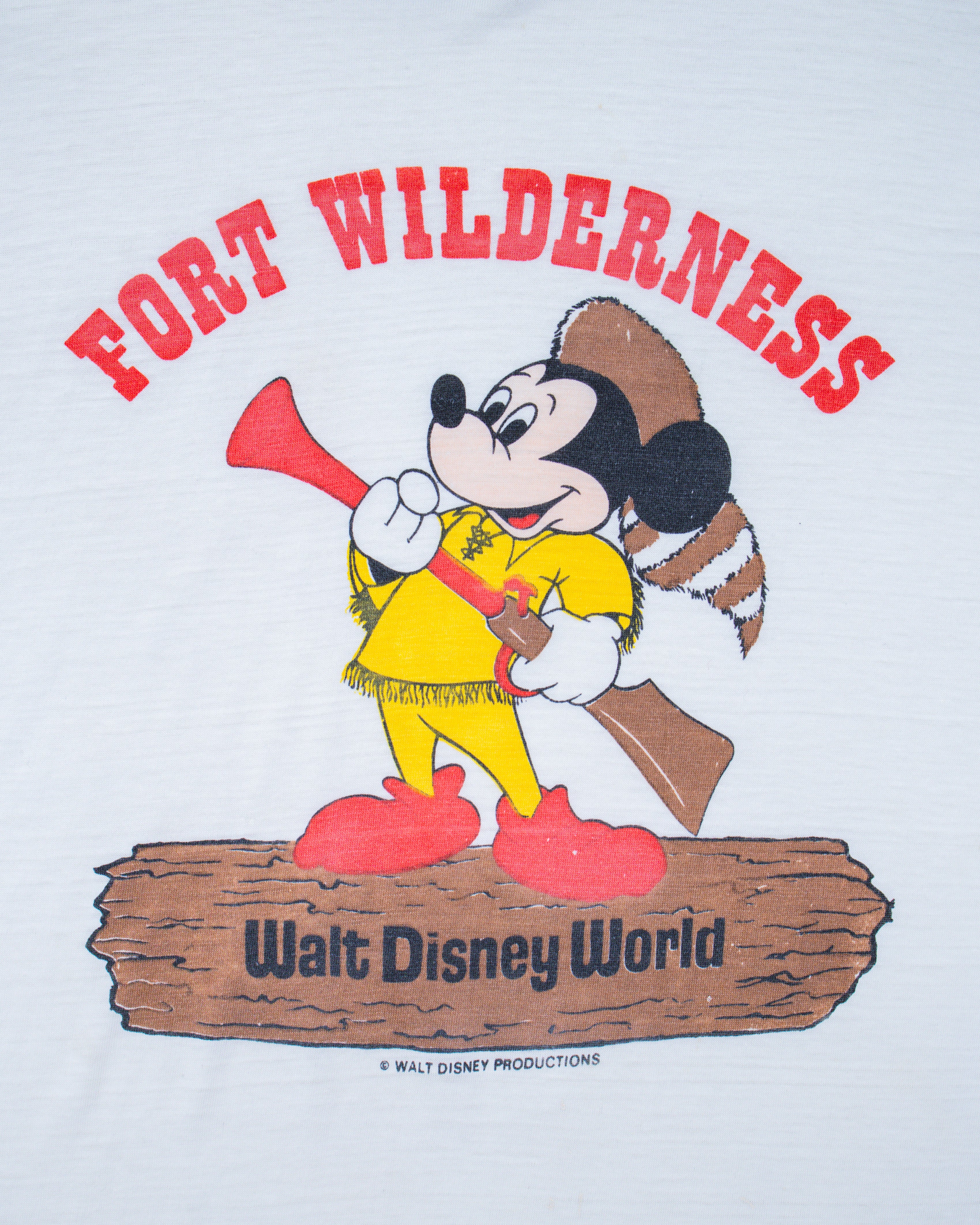 1980s Disney Fort Wilderness Mickey Ringer T