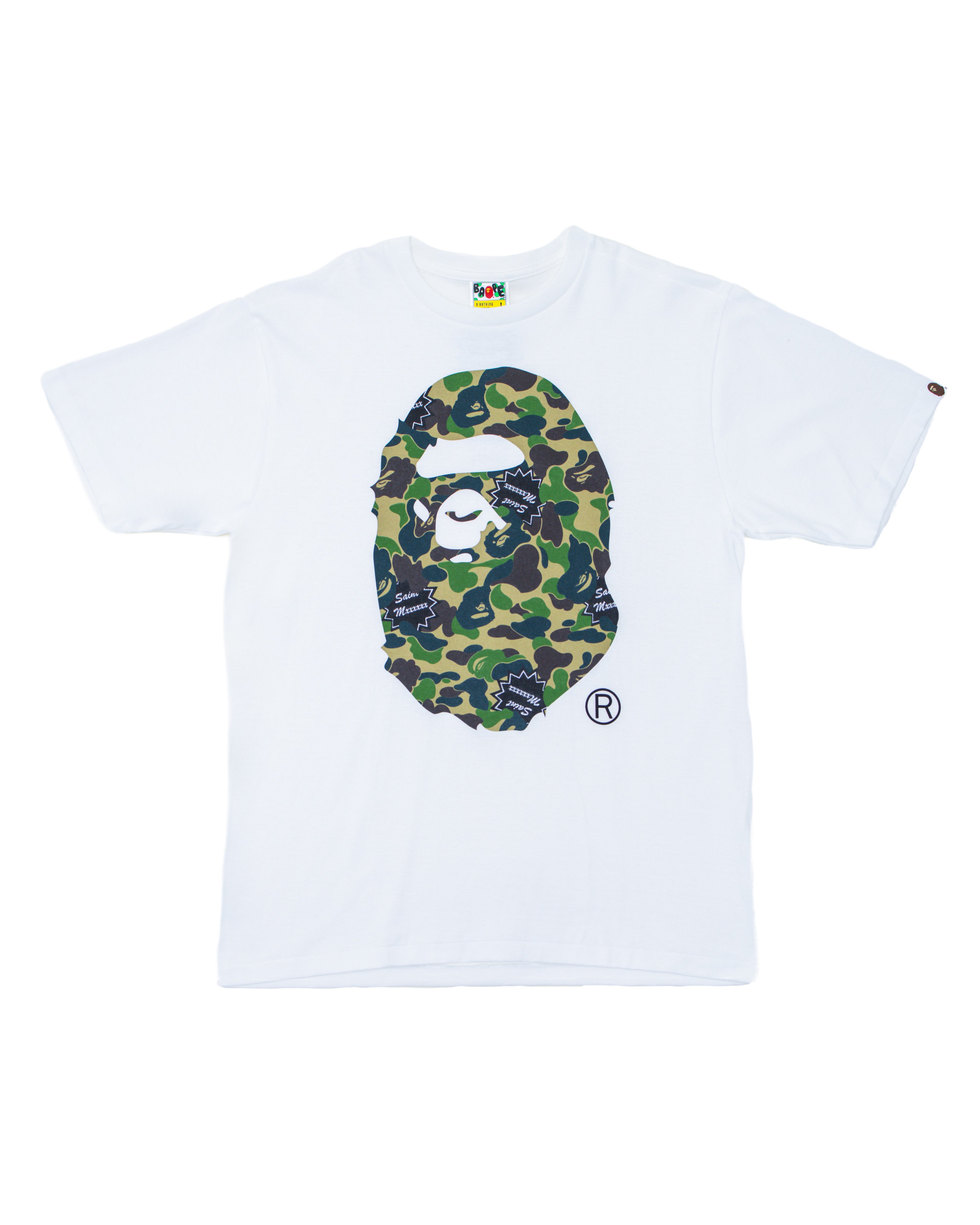 Bape x St. Michael Collab Ape Head T