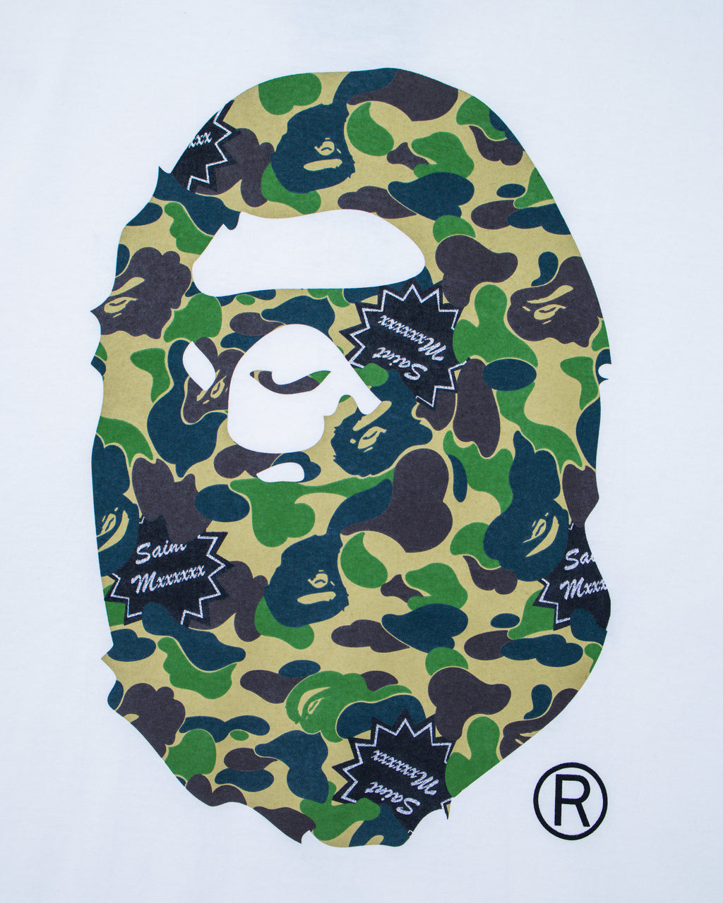 Bape x St. Michael Collab Ape Head T