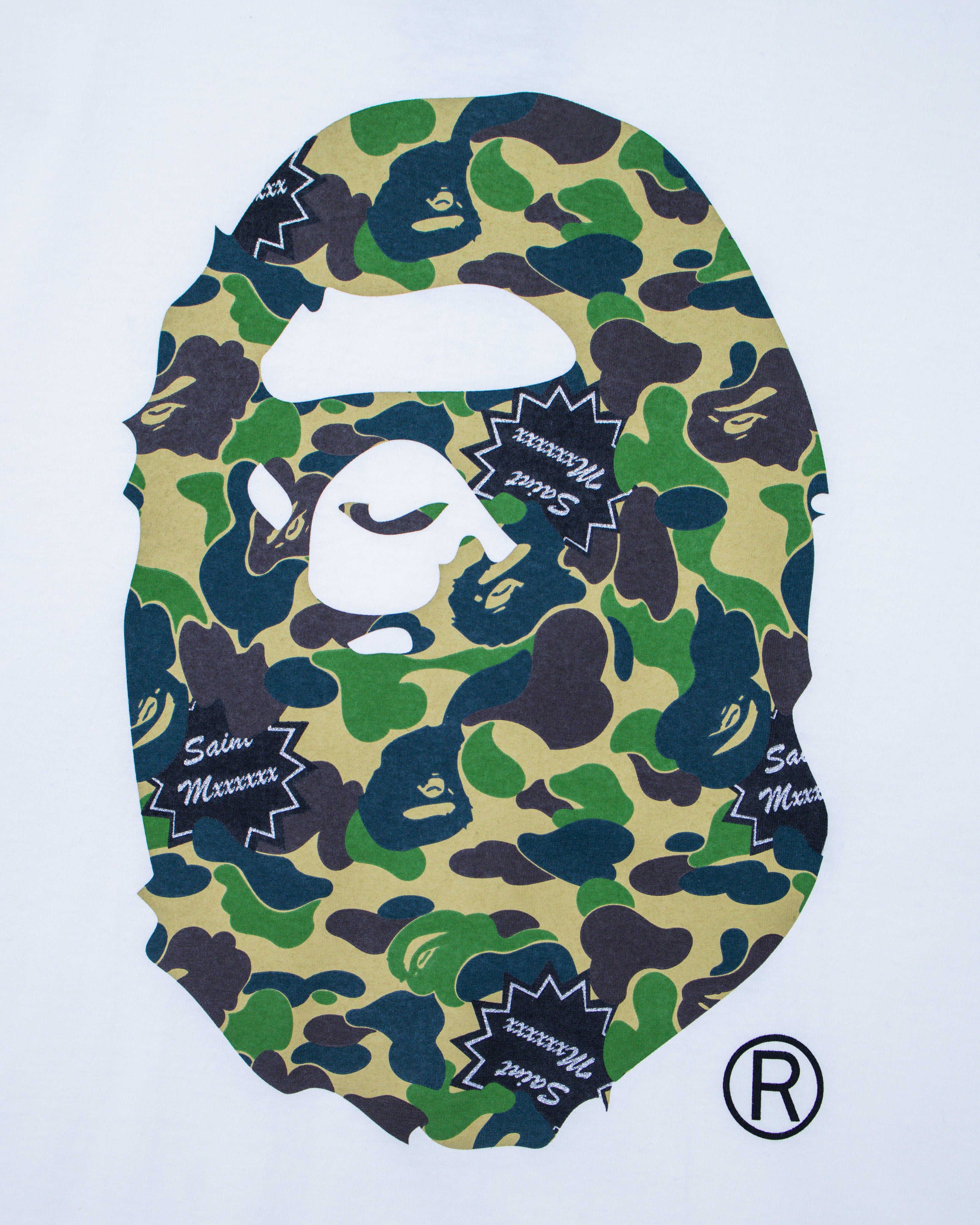 Bape x St. Michael Collab Ape Head T