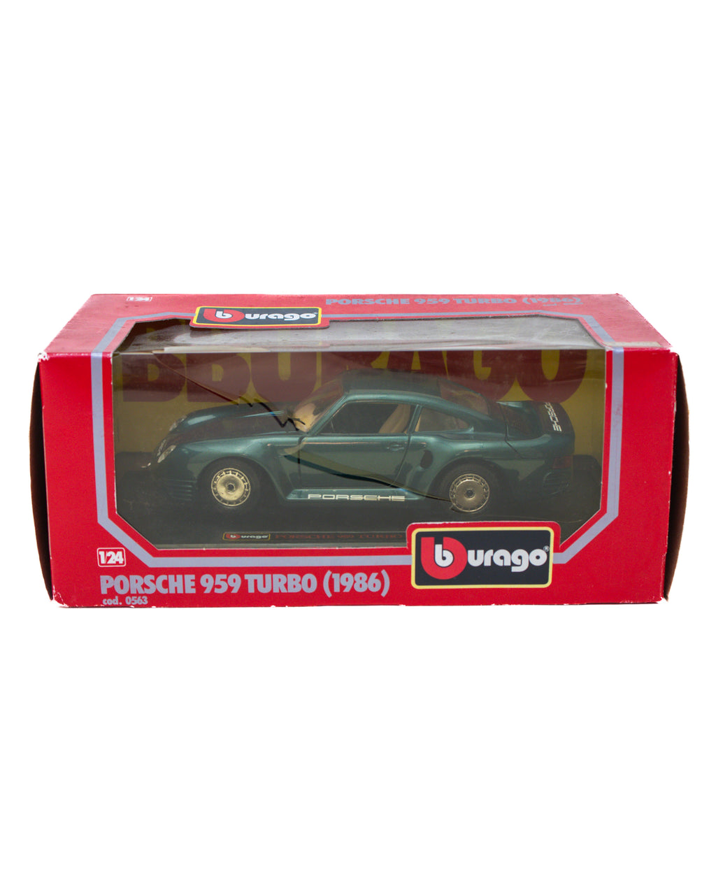1986 Bburago Porsche 959 Turbo 1/24th Scale Model