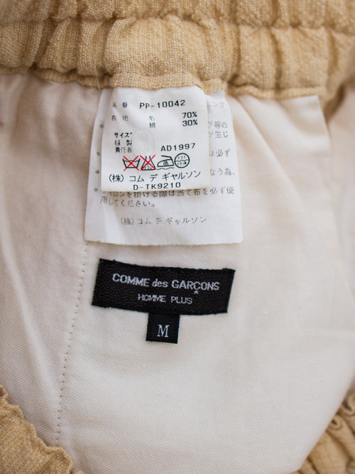 COMME DES GARCONS HOMME PLUS SUMMER SHORTS WOOL/SILK