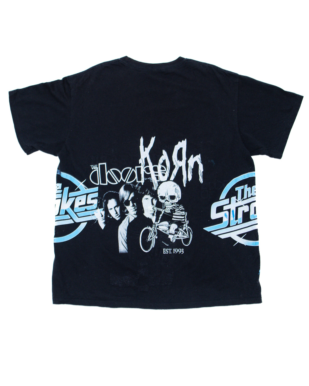 REVERSIBLE SCREEN PRINT TEST TEE FEAT... STROKES, THE BEATLES, KORN, MORRISSEY
