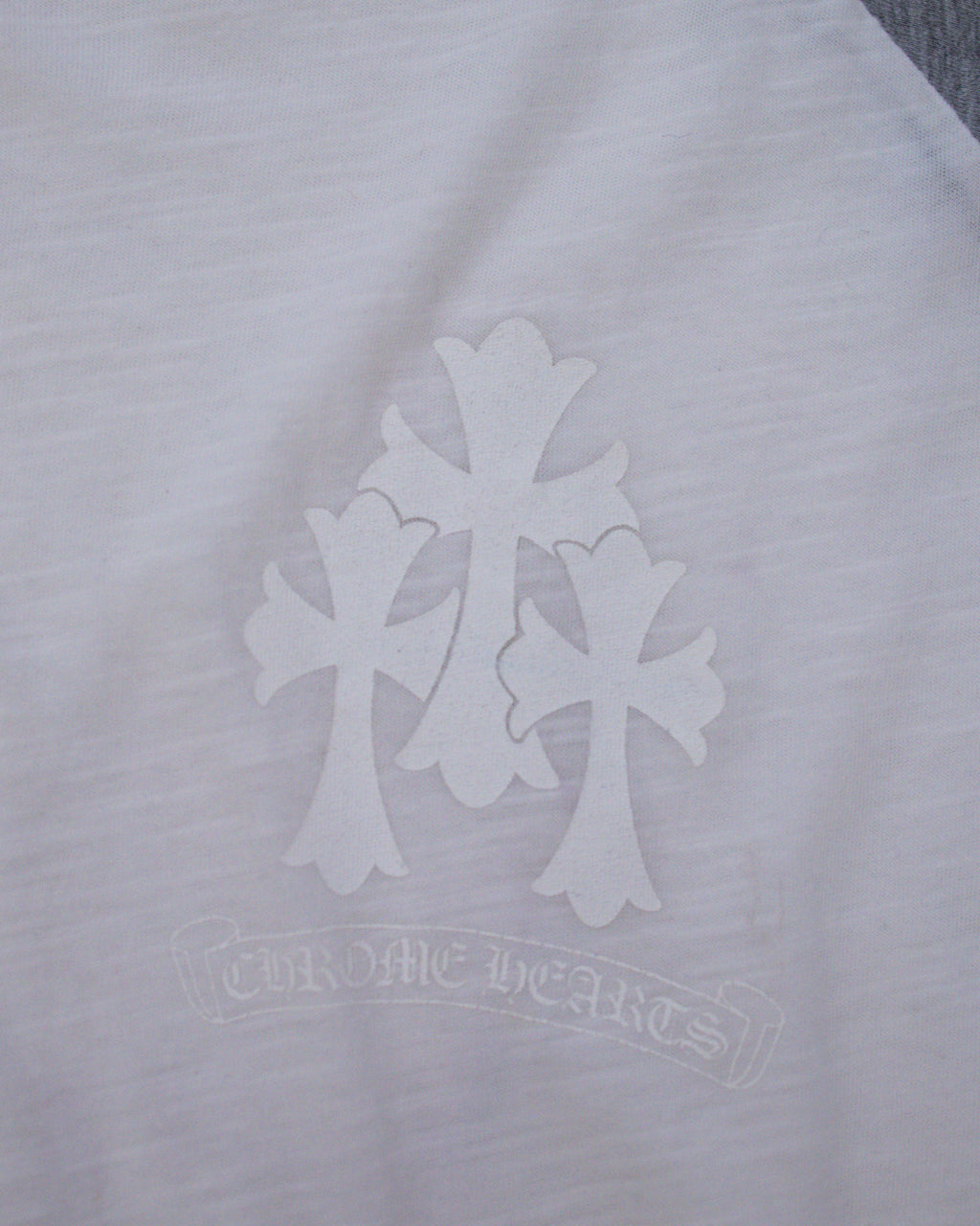 CHROME HEARTS SLUB COTTON RAGLAN TEE
