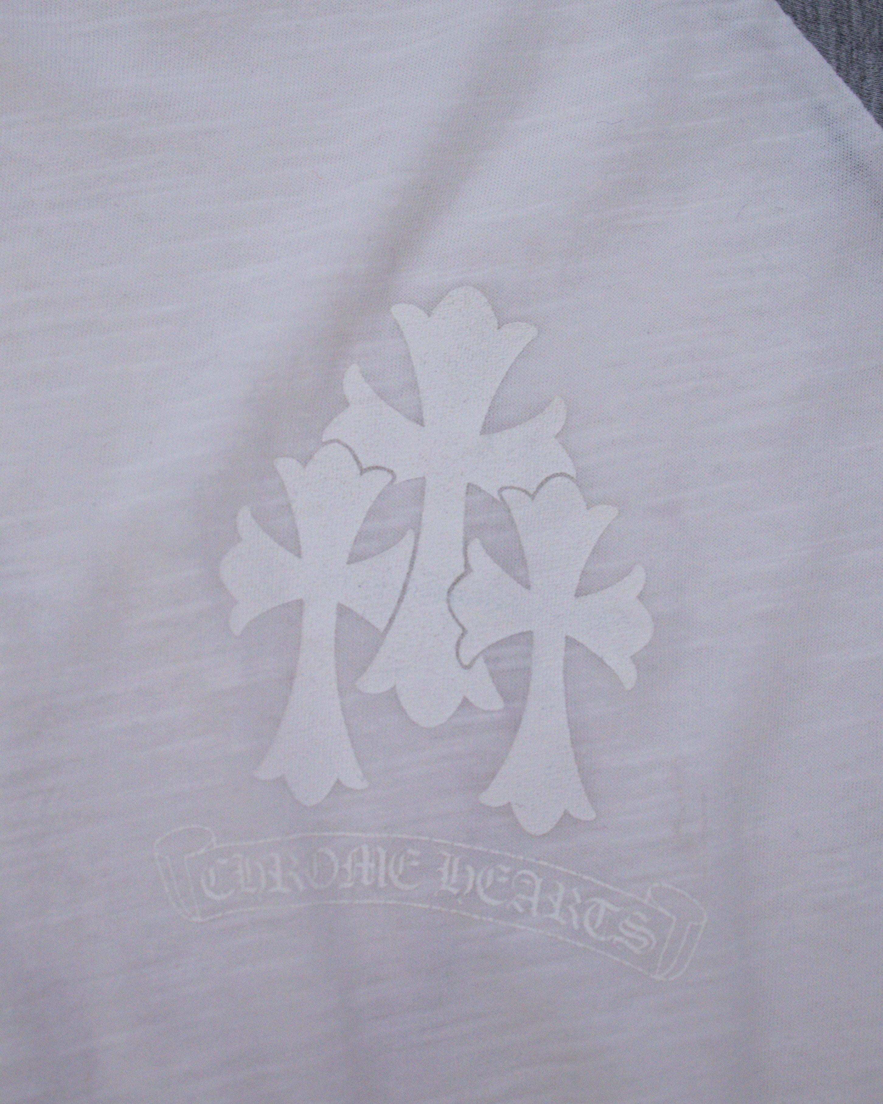 CHROME HEARTS SLUB COTTON RAGLAN TEE