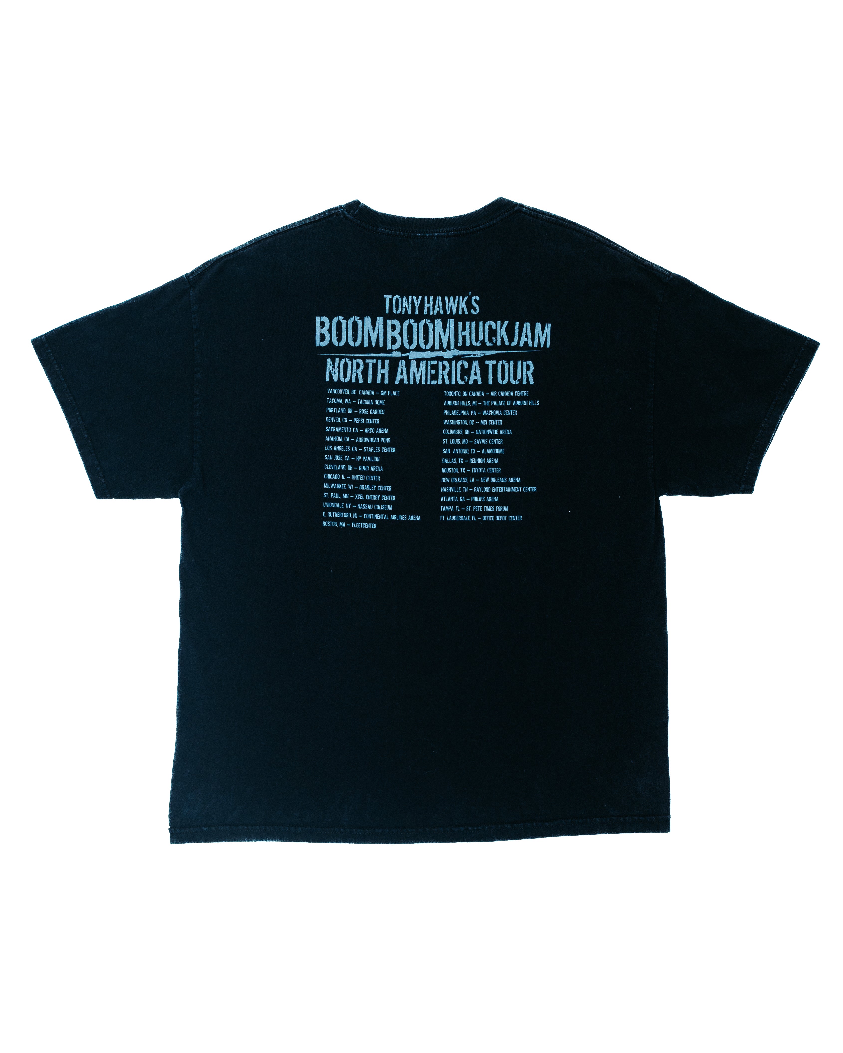 2002 Tony Hawk's Boom Boom Huck Jam Tour T